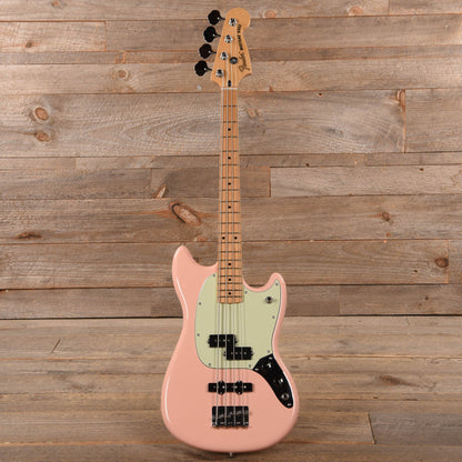 Fender Player Mustang Bass PJ Shell Pink w/Mint Pickguard Bass Guitars / 4-String