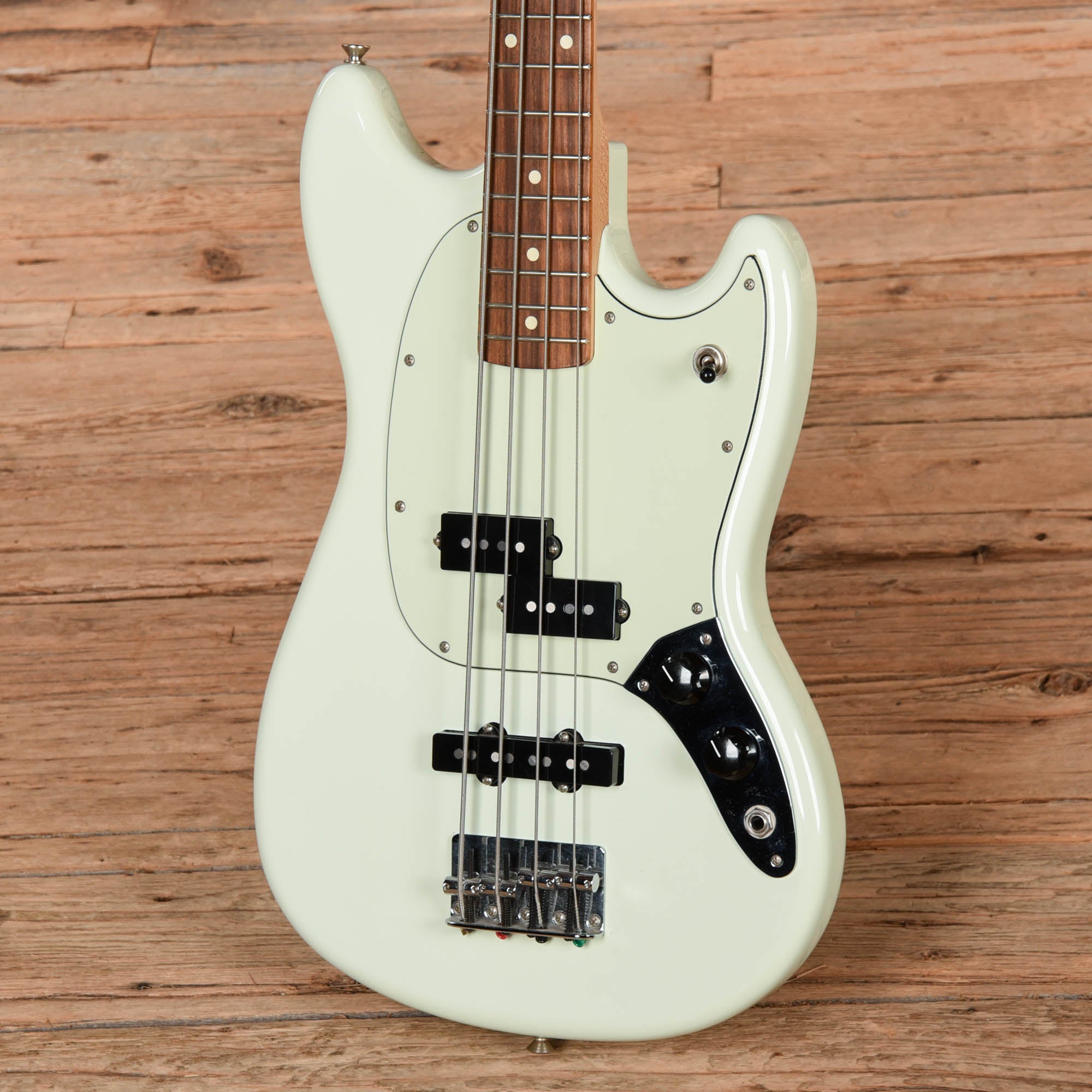 Fender Player Mustang Bass PJ White 2018 Bass Guitars / 4-String