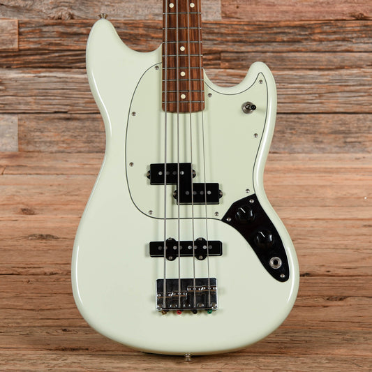 Fender Player Mustang Bass PJ White 2018 Bass Guitars / 4-String