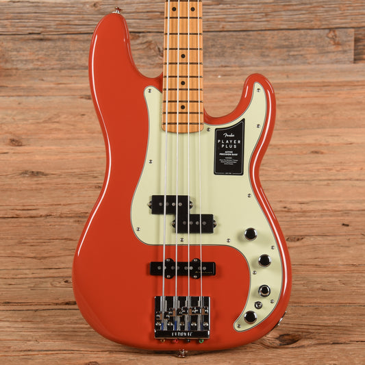 Fender Player Plus Precision Bass Fiesta Red 2023 Bass Guitars / 4-String