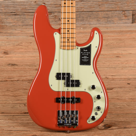 Fender Player Plus Precision Bass Fiesta Red 2023 Bass Guitars / 4-String