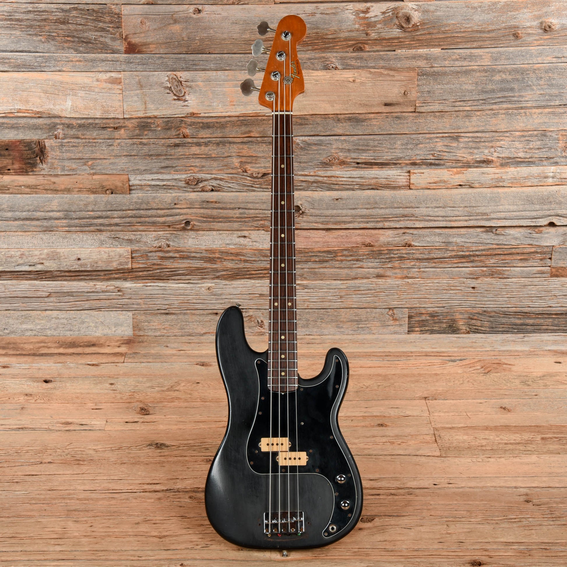 Fender Precision Bass Black Refin 1966 Bass Guitars / 4-String