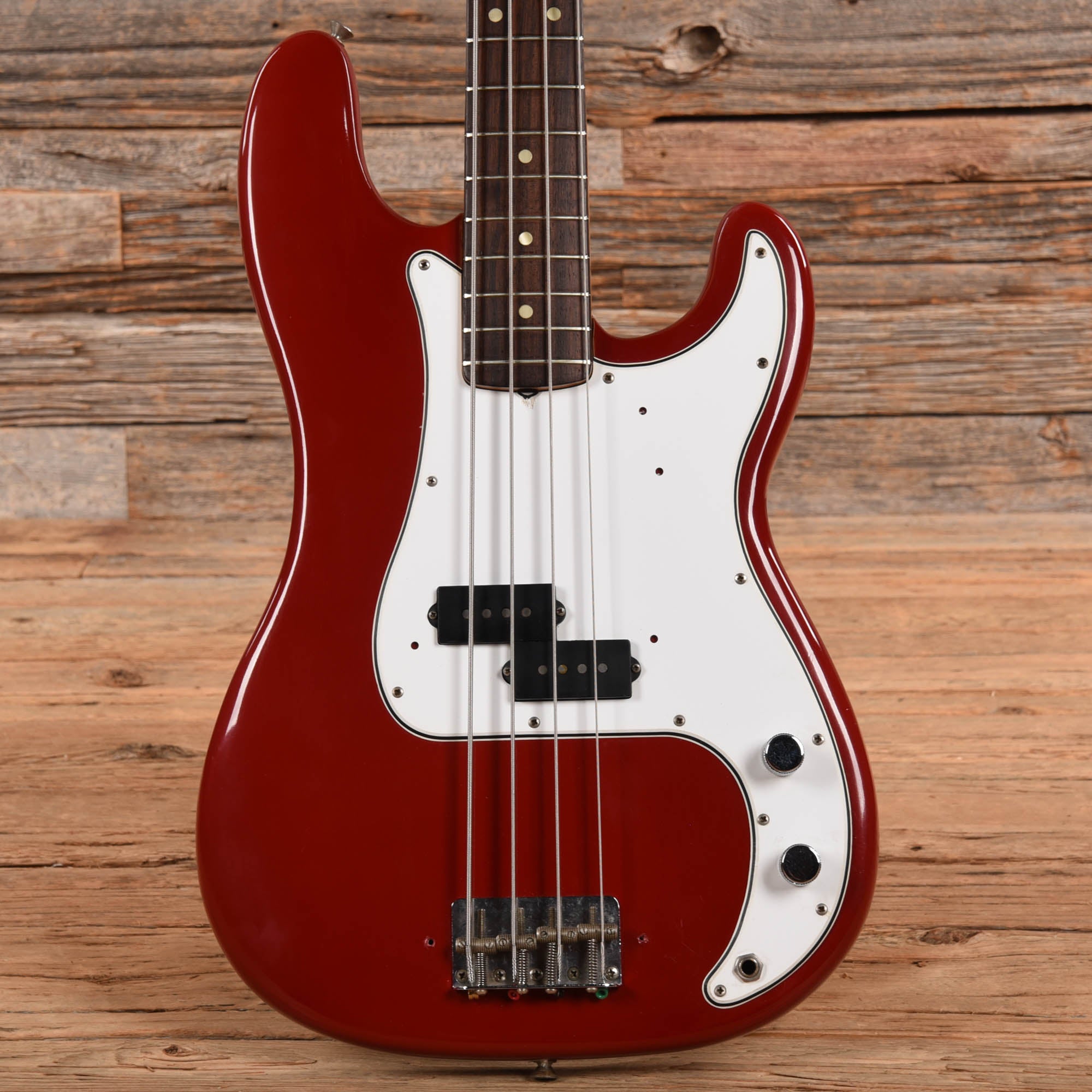 Fender Precision Bass Dakota Red Refin 1965 – Chicago Music Exchange