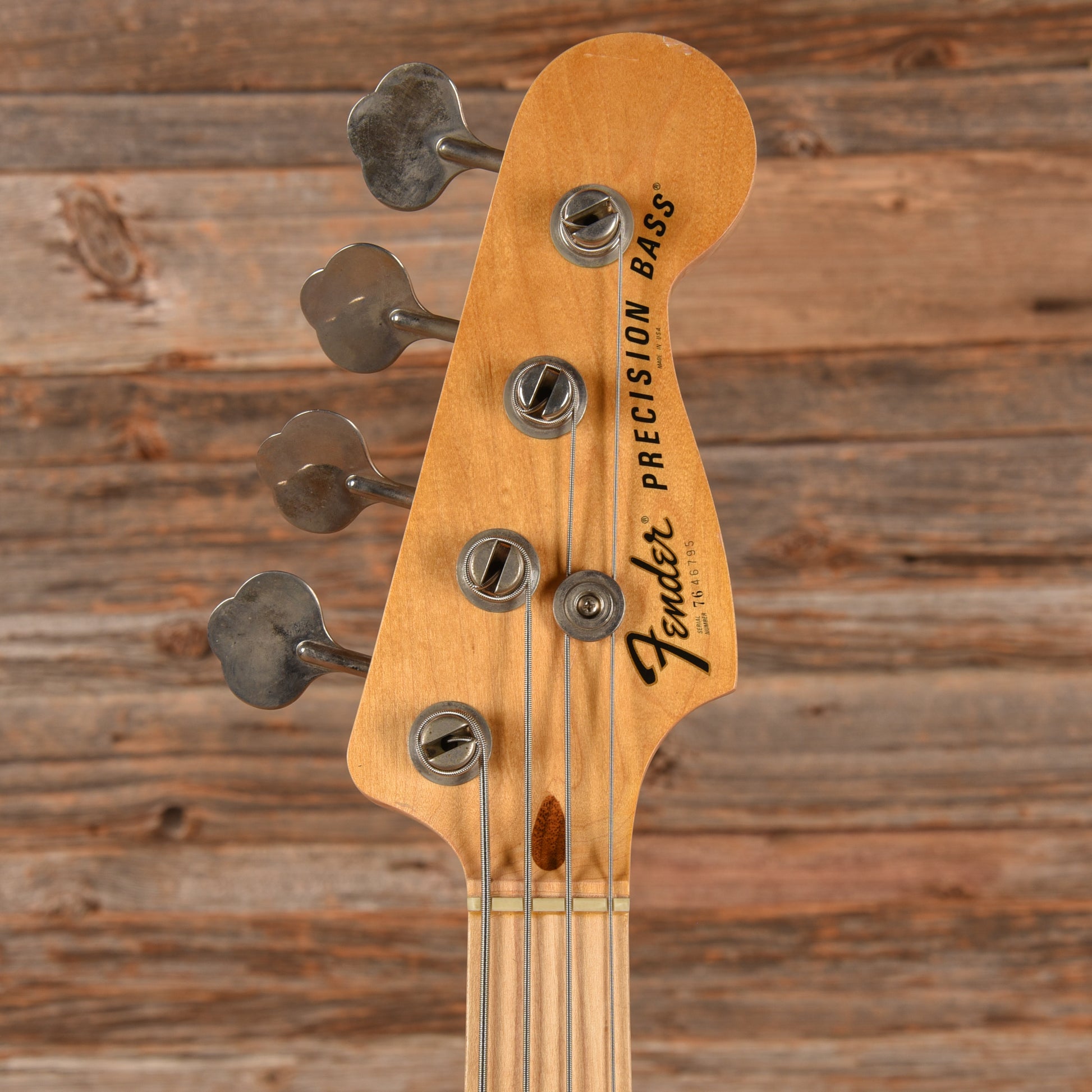 Fender Precision Bass Natural 1976 Bass Guitars / 4-String