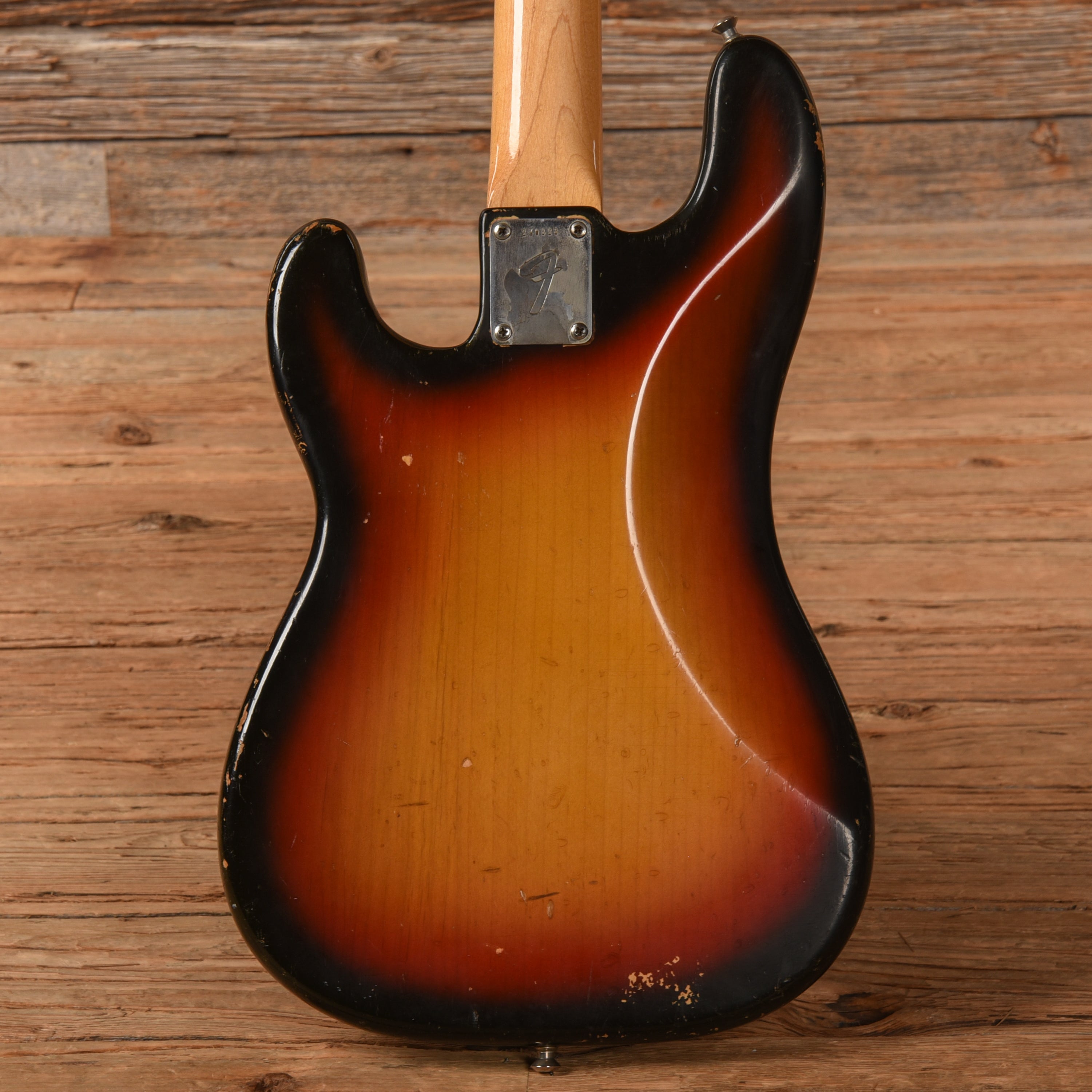 Fender Precision Bass w/Maple Cap Neck Sunburst 1970 Bass Guitars / 4-String