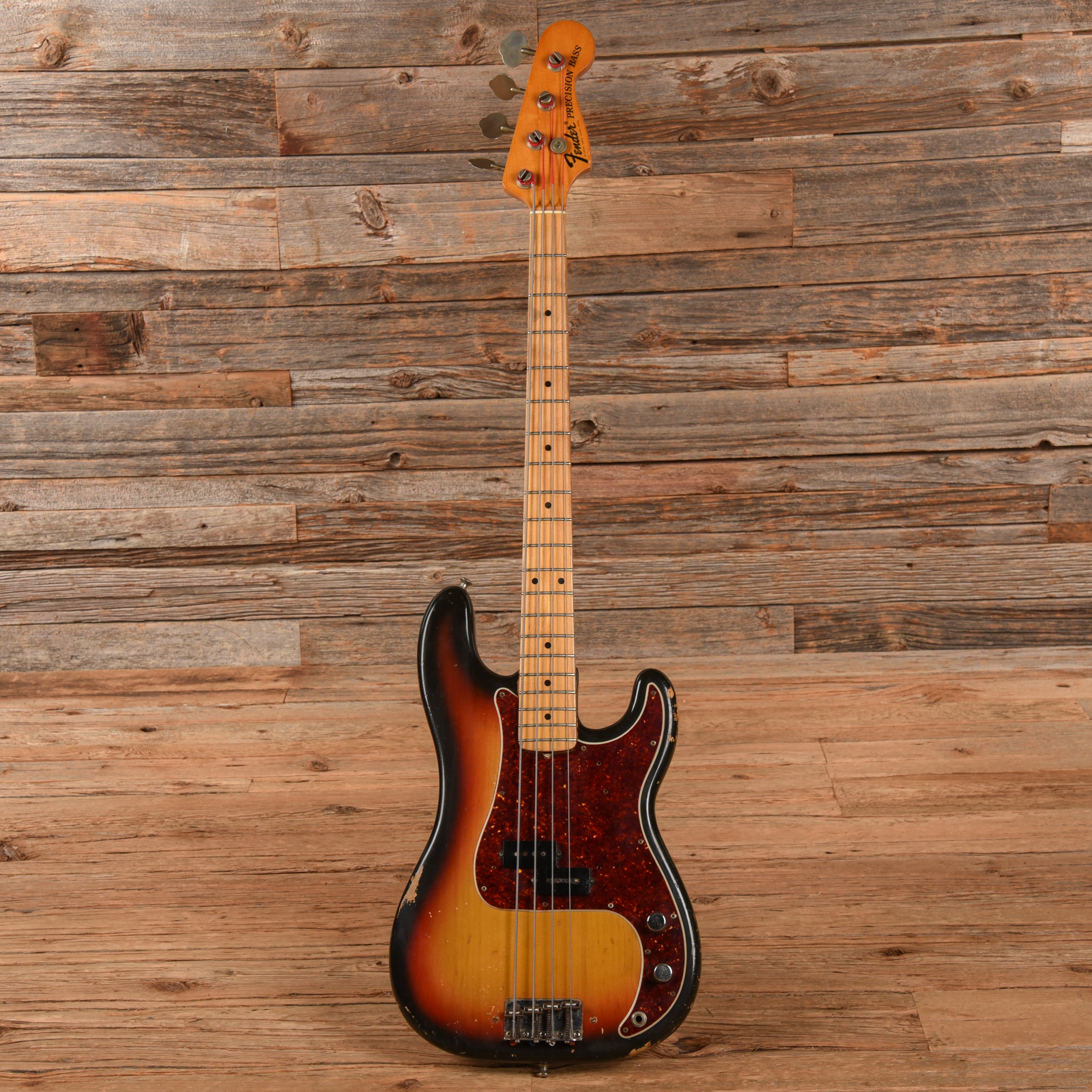 Fender Precision Bass w/Maple Cap Neck Sunburst 1970 Bass Guitars / 4-String
