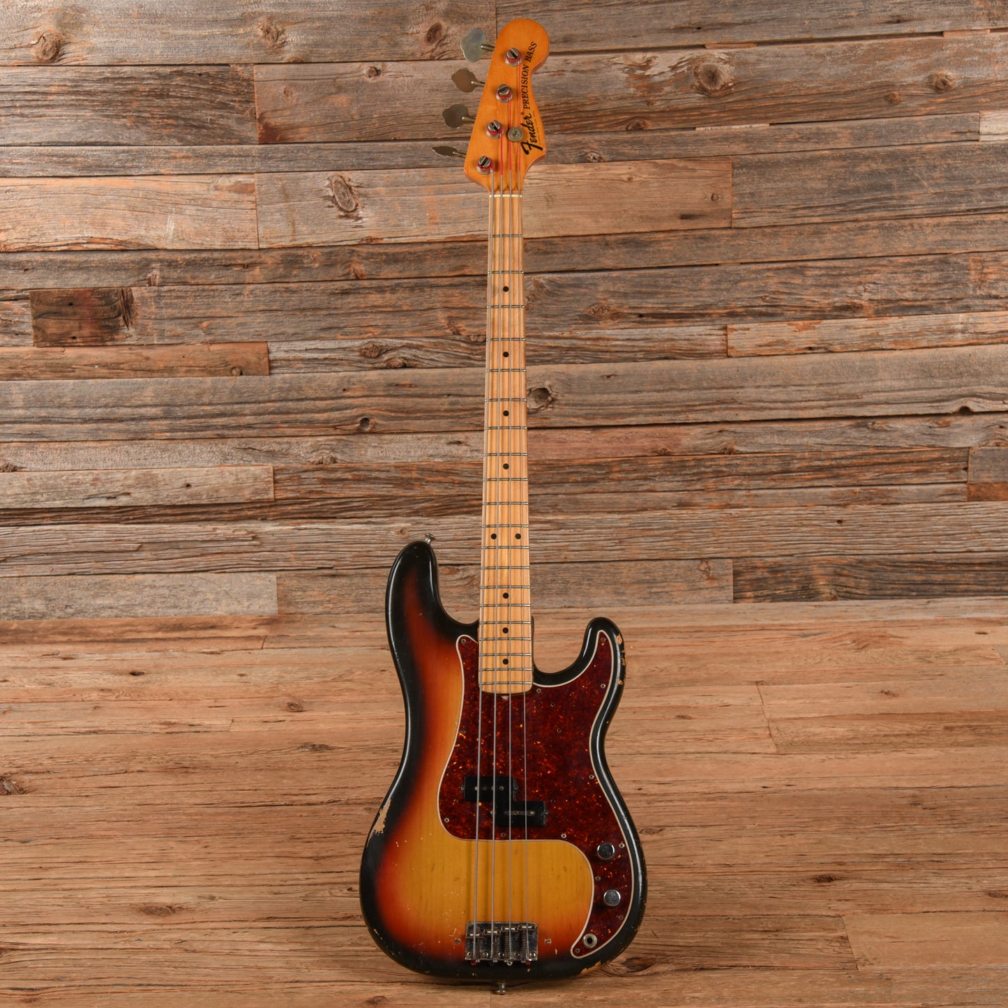 Fender Precision Bass w/Maple Cap Neck Sunburst 1970 Bass Guitars / 4-String