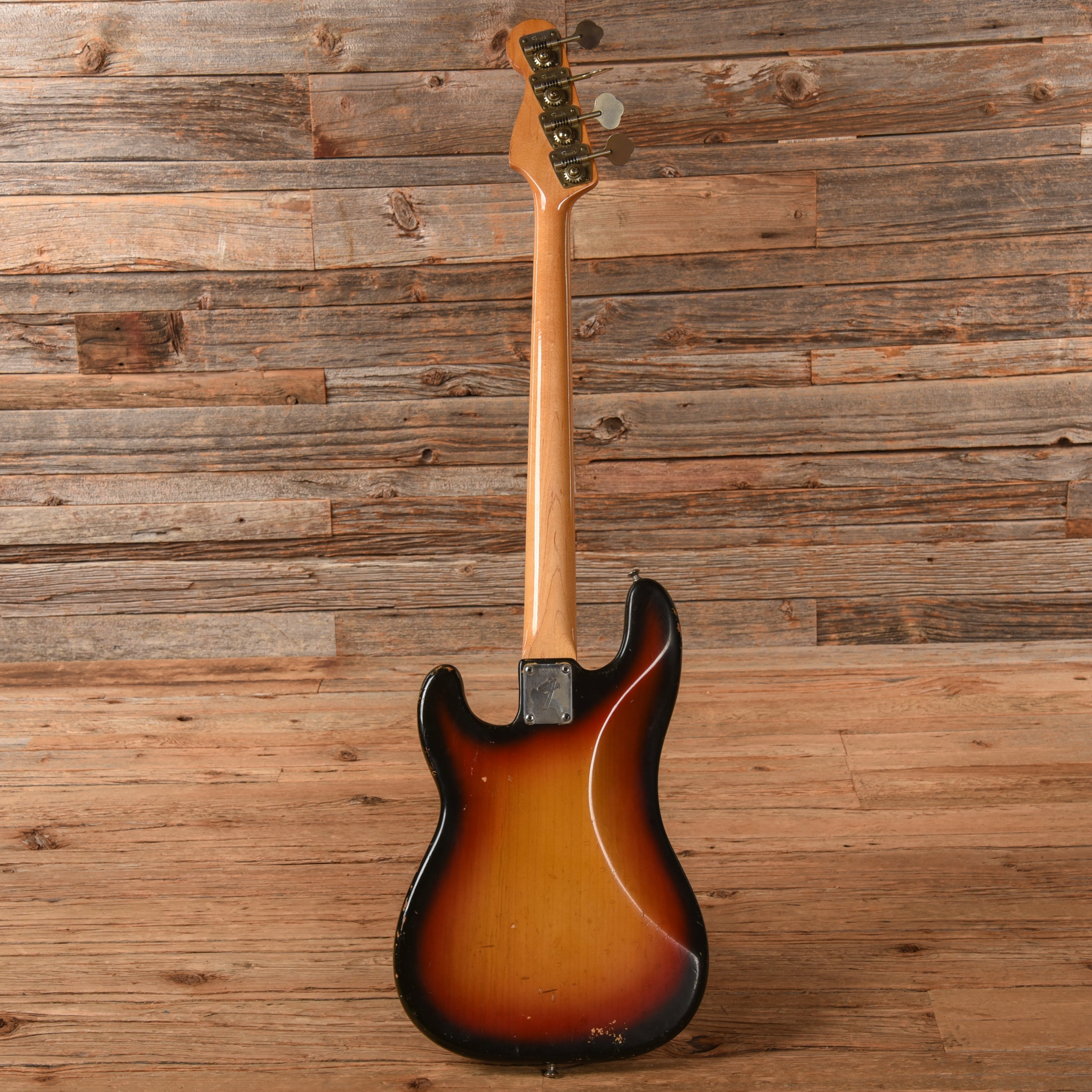 Fender Precision Bass w/Maple Cap Neck Sunburst 1970 Bass Guitars / 4-String