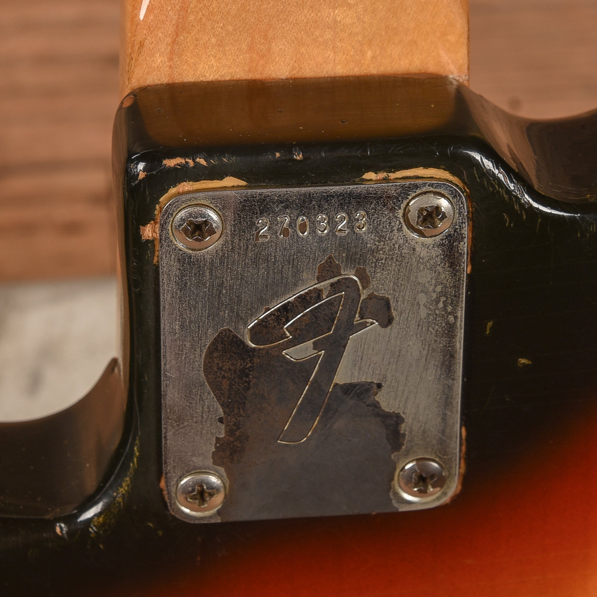 Fender Precision Bass w/Maple Cap Neck Sunburst 1970 Bass Guitars / 4-String
