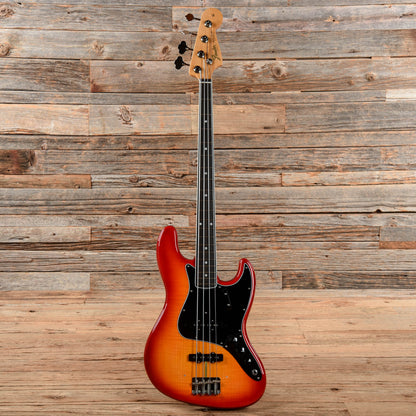Fender Rarities Series Flame Ash Top American Original '60s Jazz Bass Plasma Red Burst 2019 Bass Guitars / 4-String
