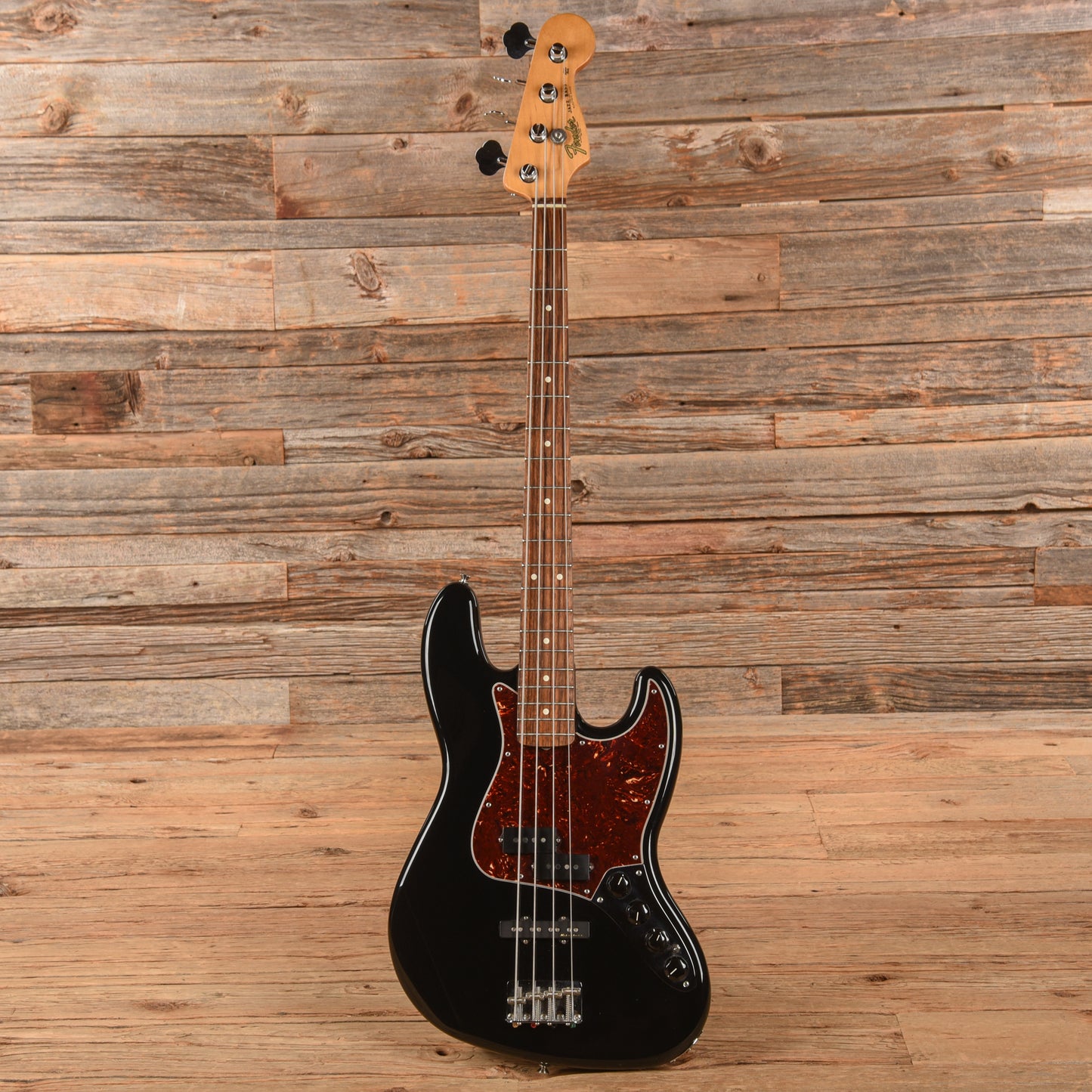 Fender Reggie Hamilton Standard Jazz Bass Black 2010 Bass Guitars / 4-String