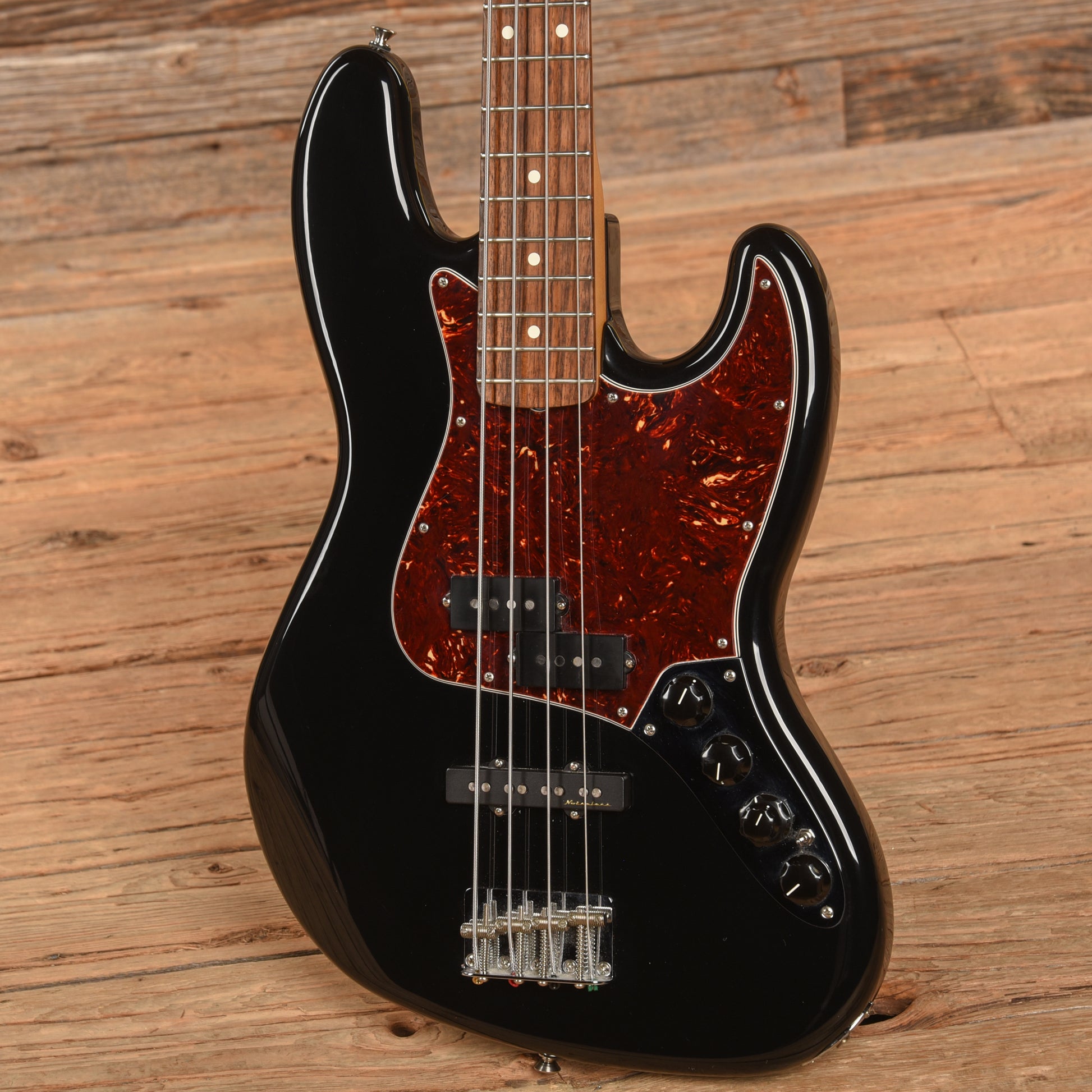 Fender Reggie Hamilton Standard Jazz Bass Black 2010 Bass Guitars / 4-String