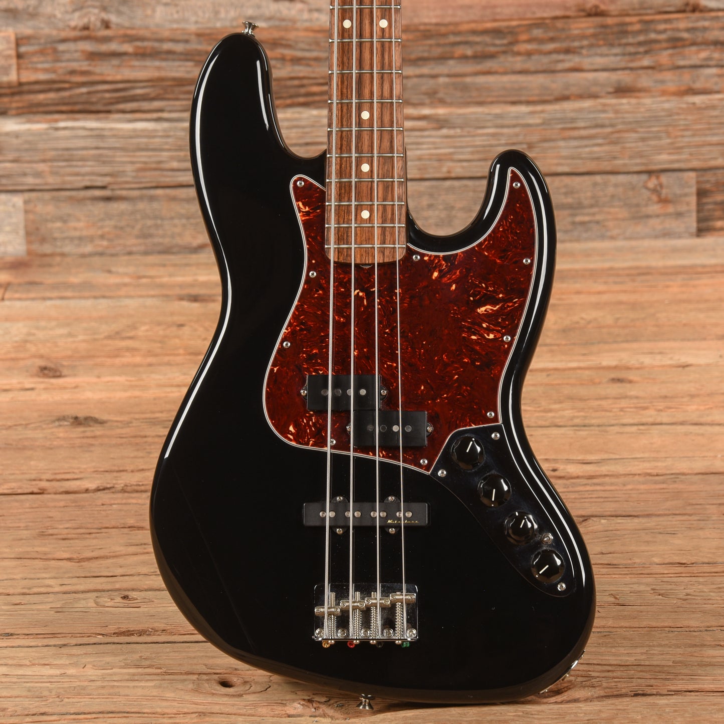 Fender Reggie Hamilton Standard Jazz Bass Black 2010 Bass Guitars / 4-String