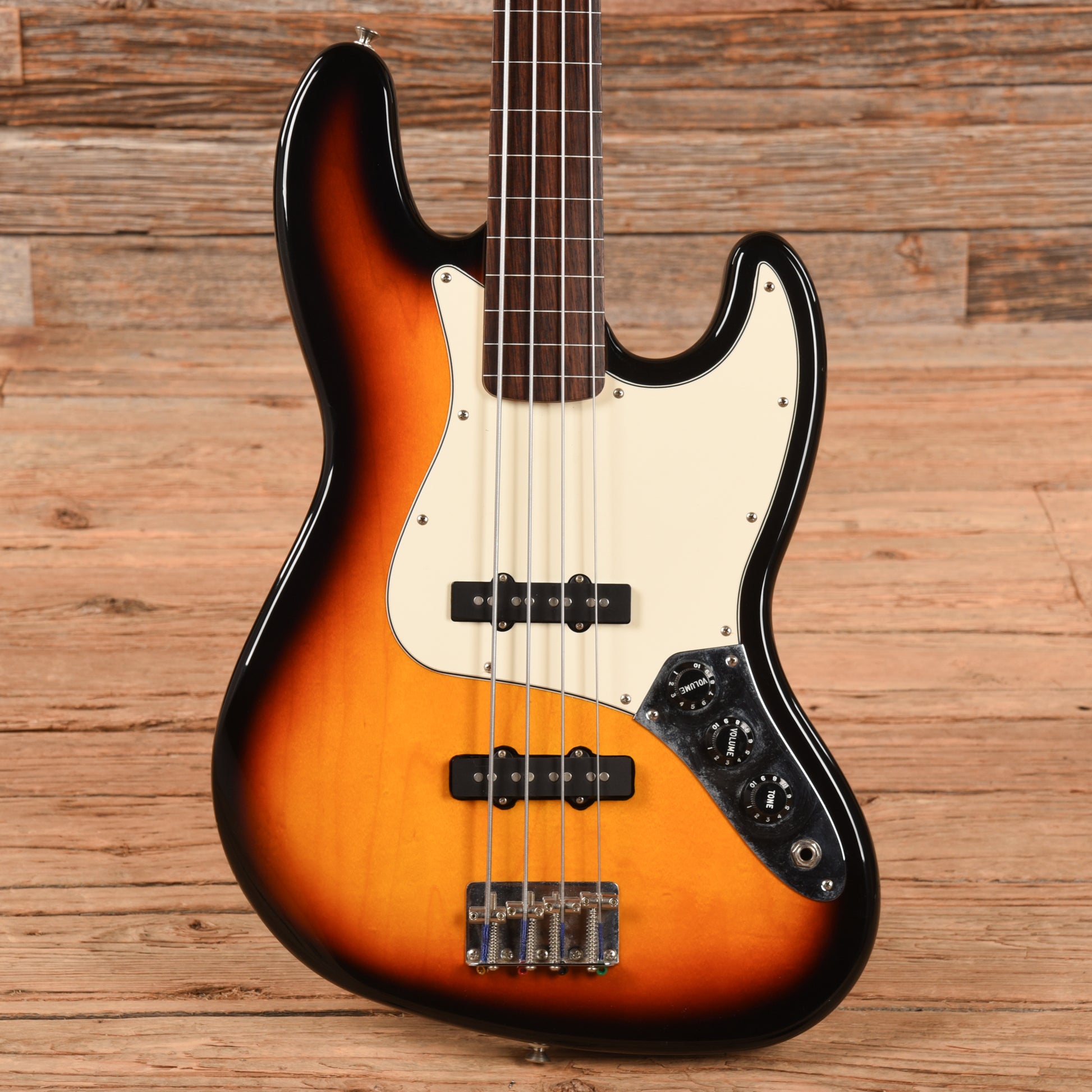 Fender Standard Fretless Jazz Bass Sunburst 2000 Bass Guitars / 4-String