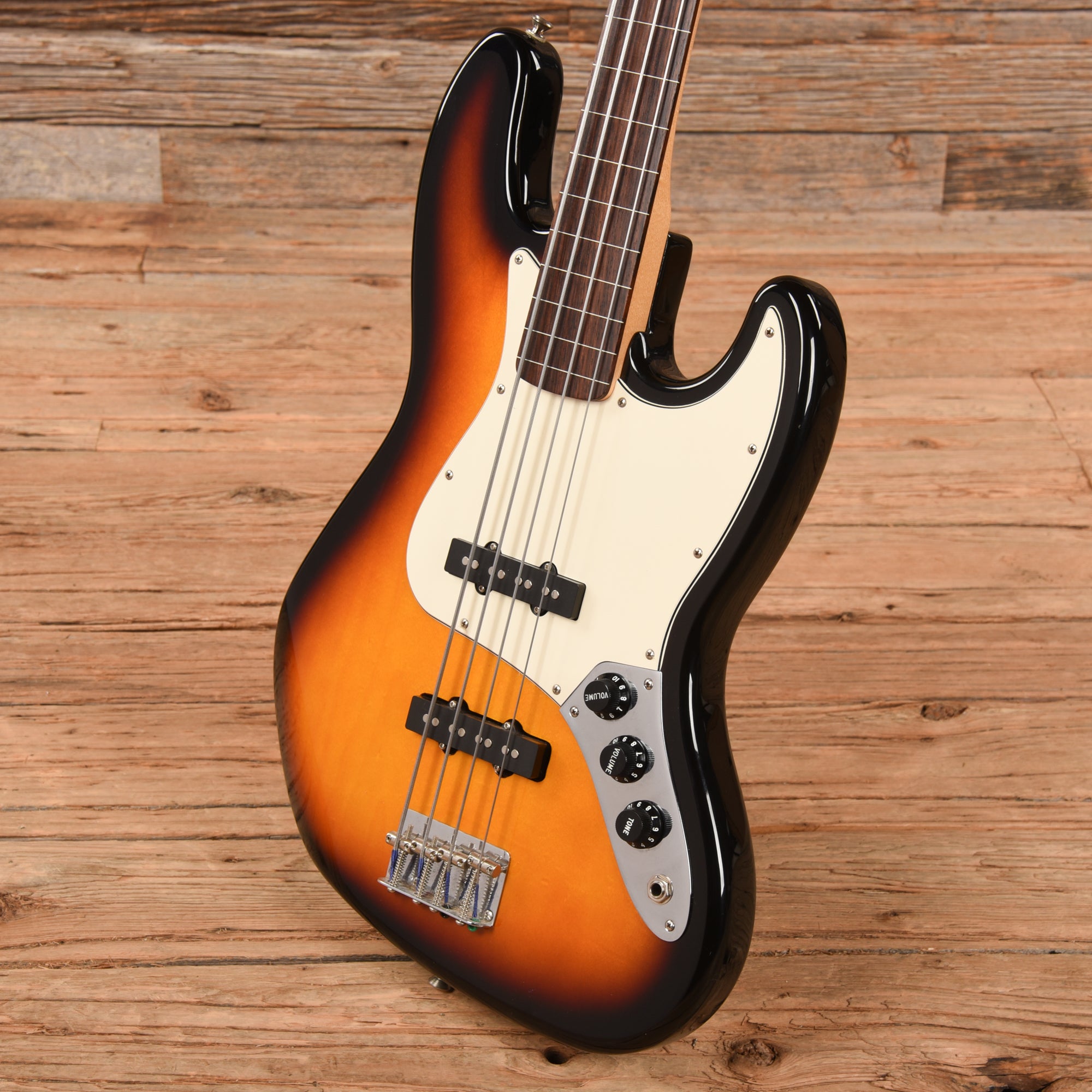 Fender Standard Fretless Jazz Bass Sunburst 2000 Bass Guitars / 4-String