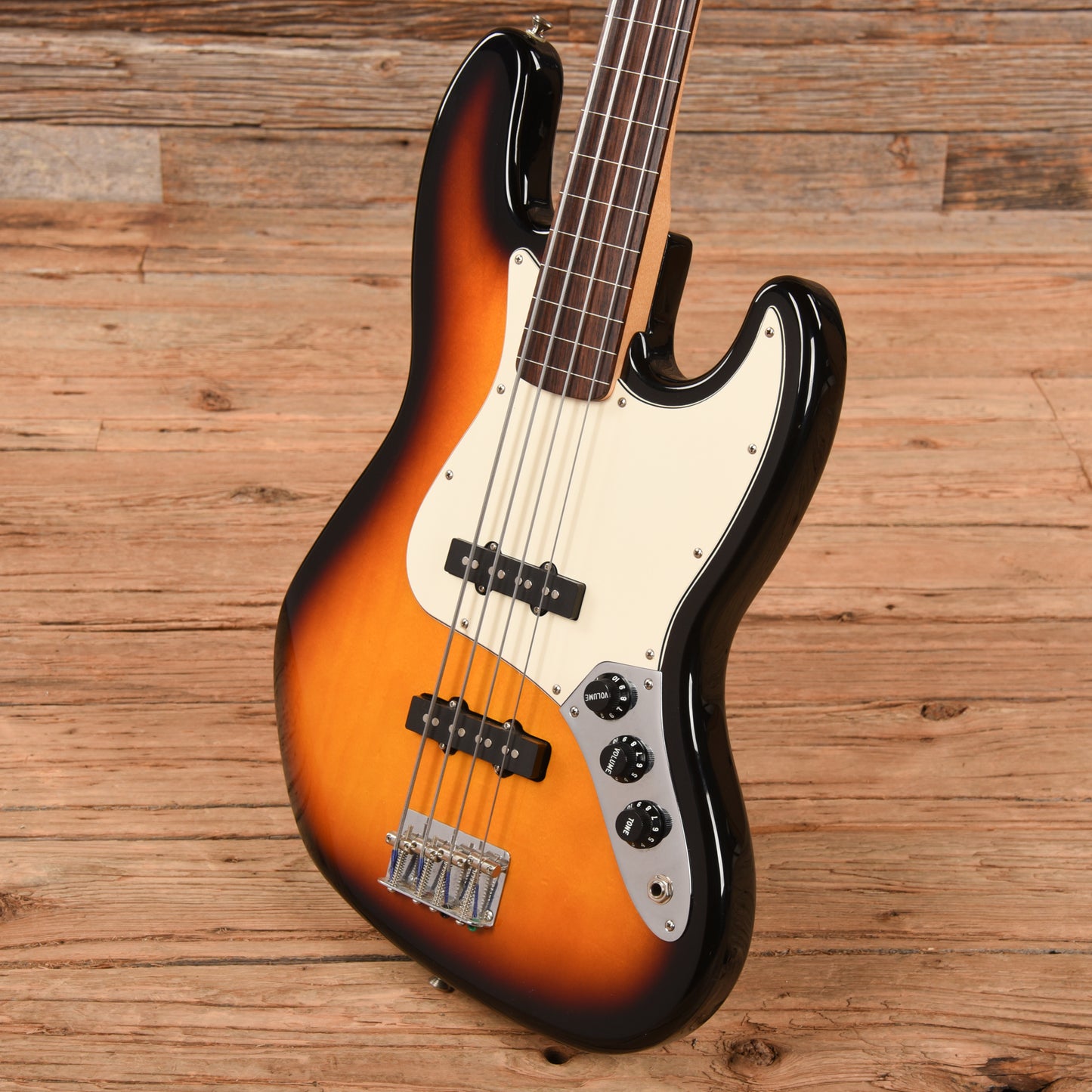 Fender Standard Fretless Jazz Bass Sunburst 2000 Bass Guitars / 4-String