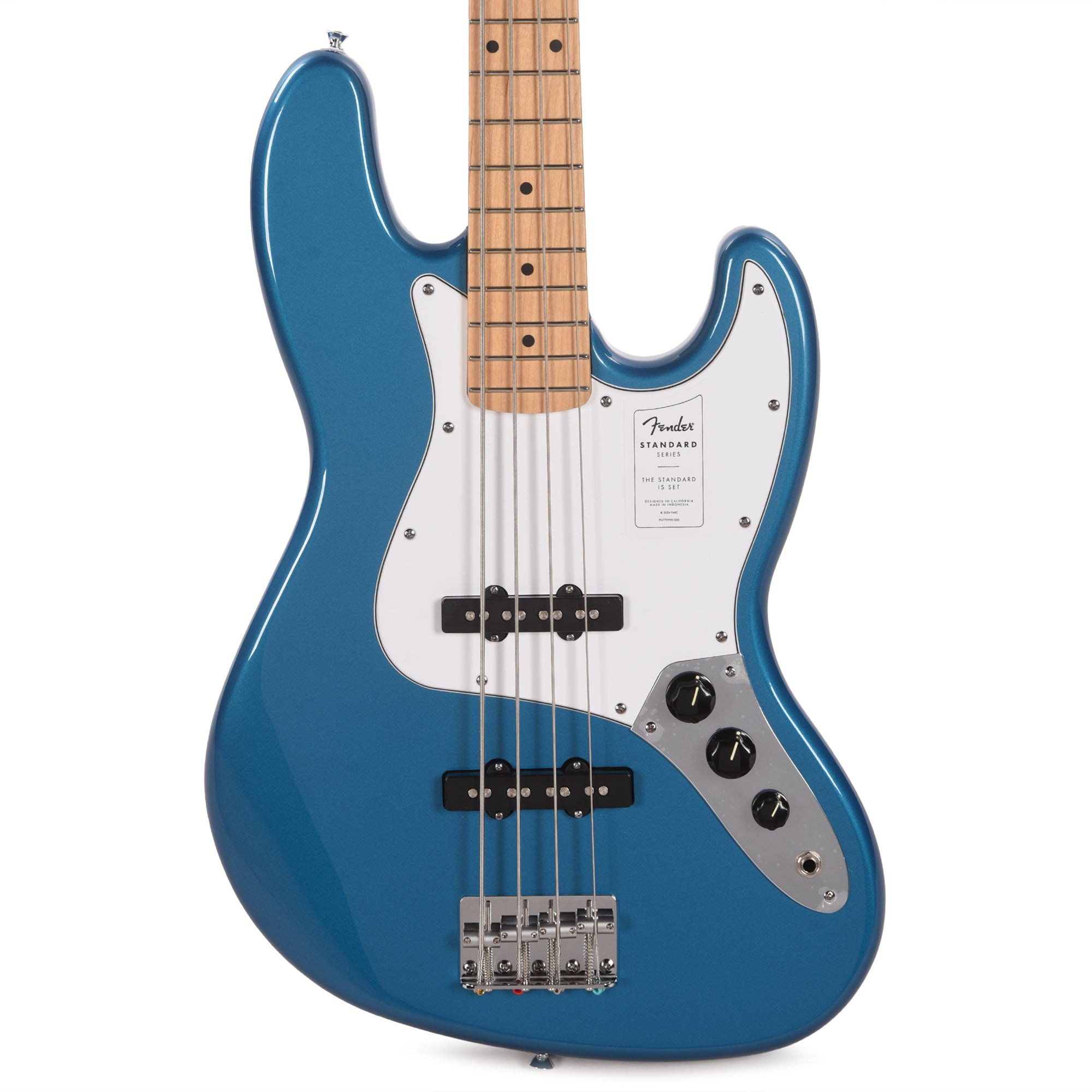 Fender Standard Jazz Bass Aqua Marine Metallic Bass Guitars / 4-String