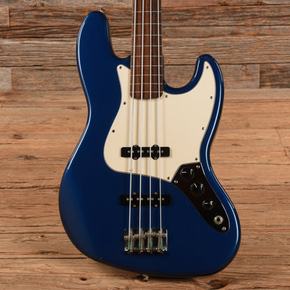 Fender Standard Jazz Bass Fretless Blue Metallic 2003 Bass Guitars / 4-String