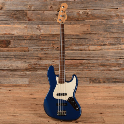 Fender Standard Jazz Bass Fretless Blue Metallic 2003 Bass Guitars / 4-String