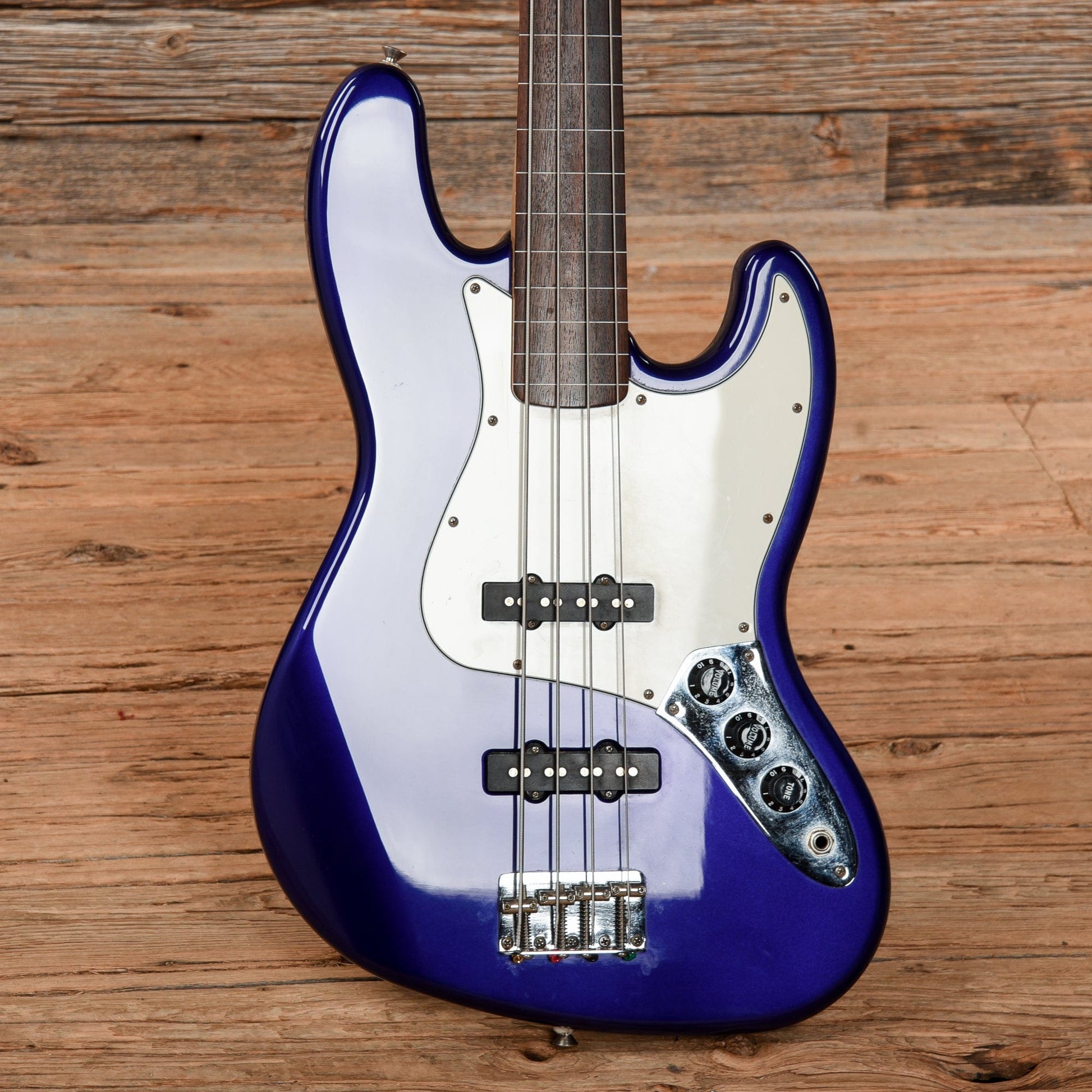 Fender Standard Jazz Bass Fretless Cobalt Blue 2000 Bass Guitars / 4-String