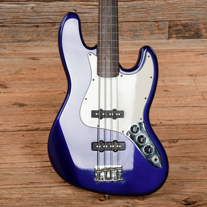 Fender Standard Jazz Bass Fretless Cobalt Blue 2000 Bass Guitars / 4-String