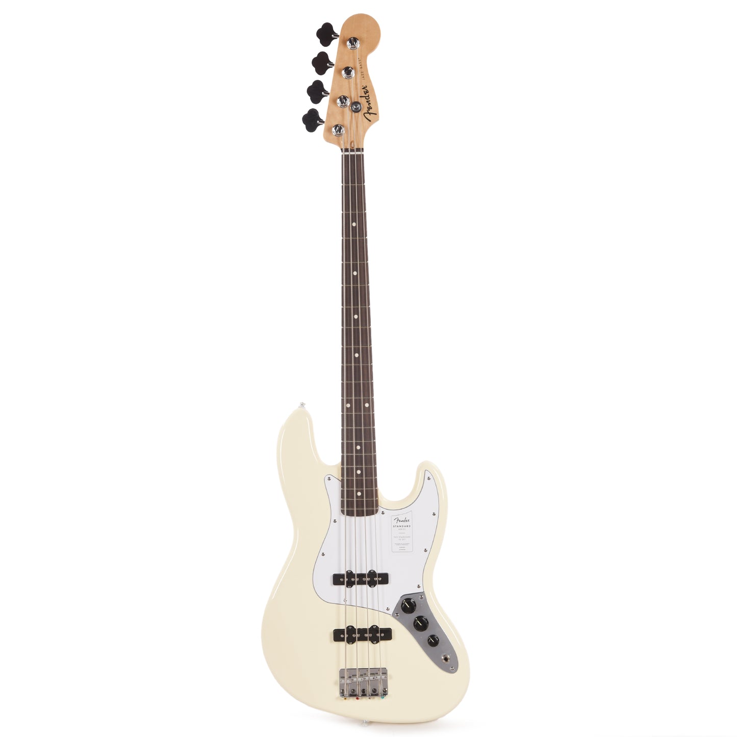 Fender Standard Jazz Bass Olympic White Bass Guitars / 4-String