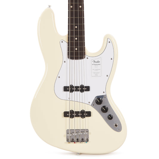 Fender Standard Jazz Bass Olympic White Bass Guitars / 4-String