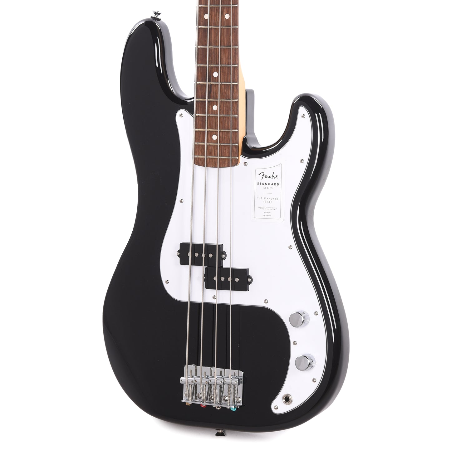 Fender Standard Precision Bass Black Bass Guitars / 4-String