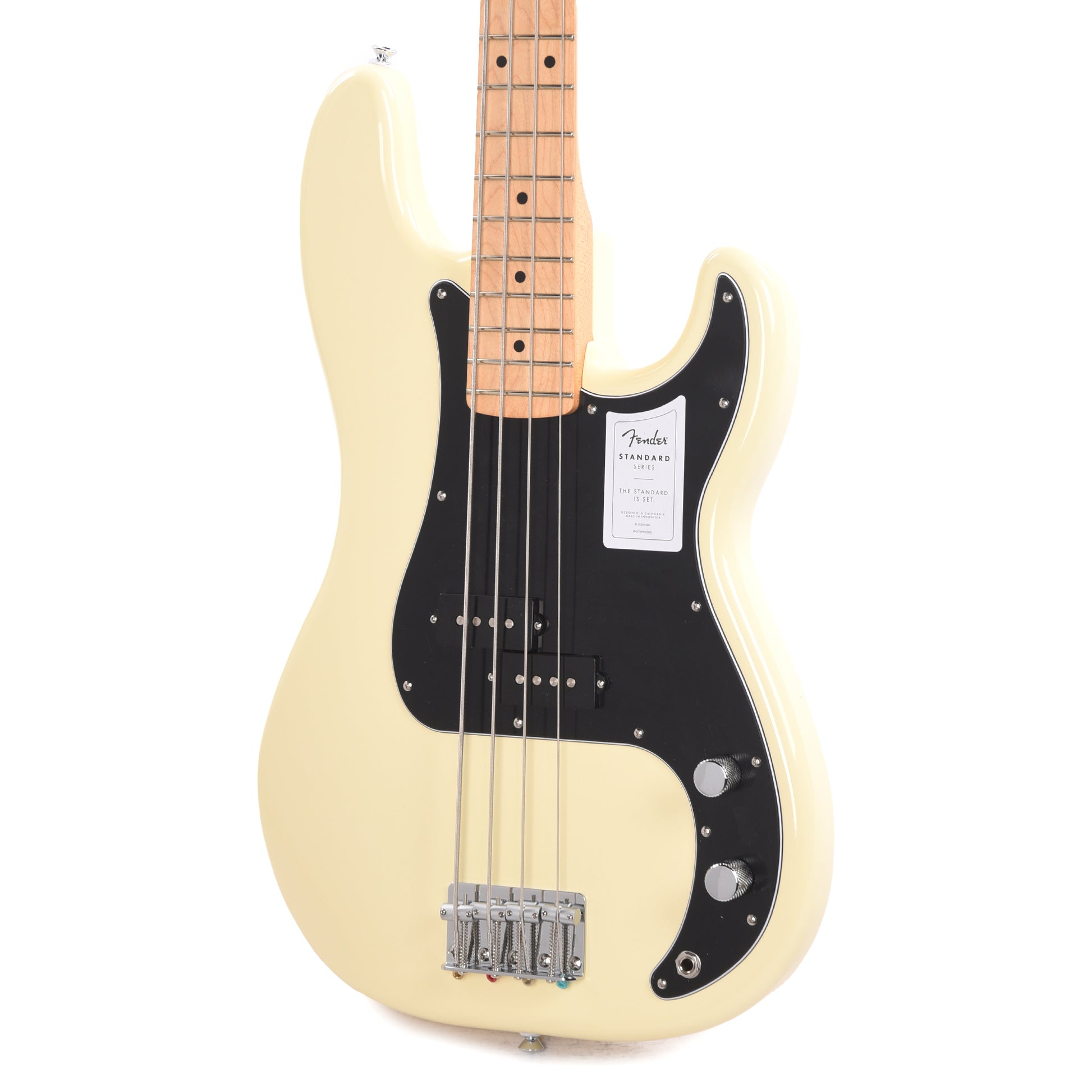 Fender Standard Precision Bass Olympic White Bass Guitars / 4-String