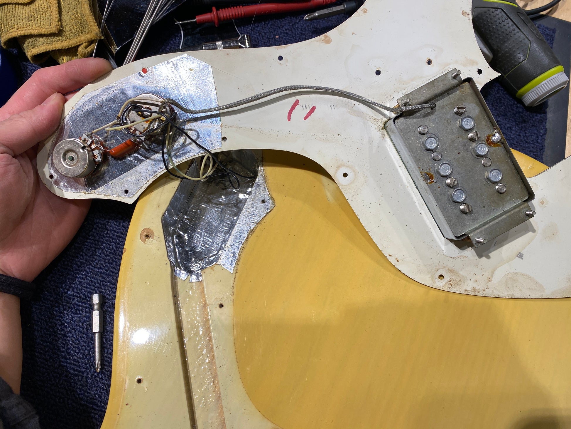 Fender Telecaster Bass Blonde 1972  - Dave Amato of REO Speedwagon Bass Guitars / 4-String
