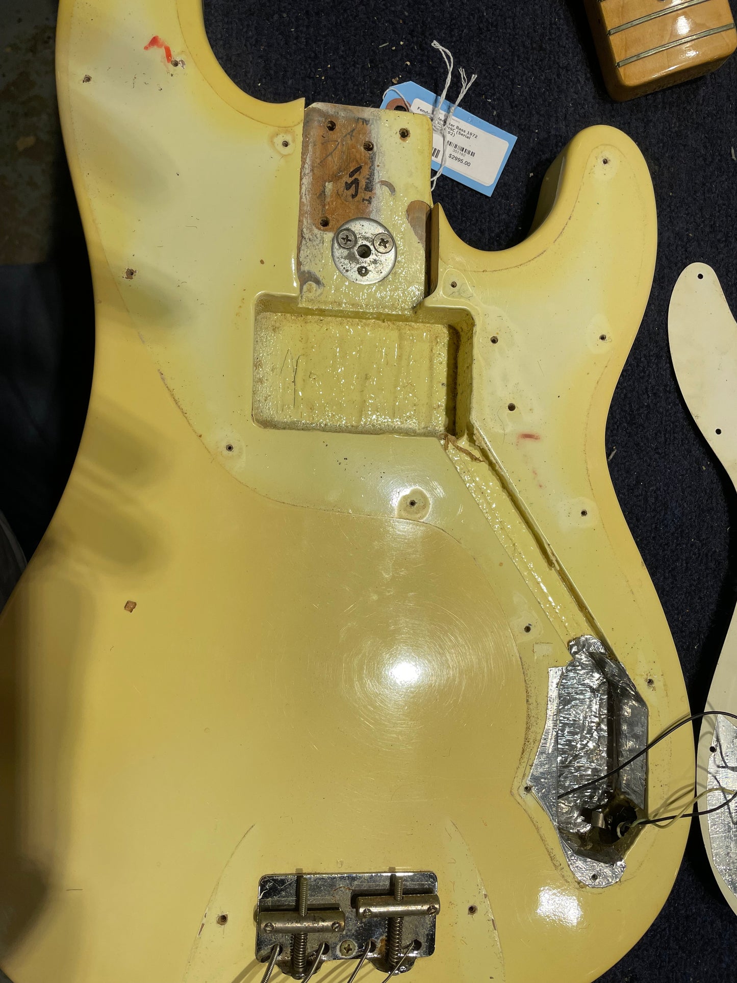 Fender Telecaster Bass Blonde 1972 Bass Guitars / 4-String