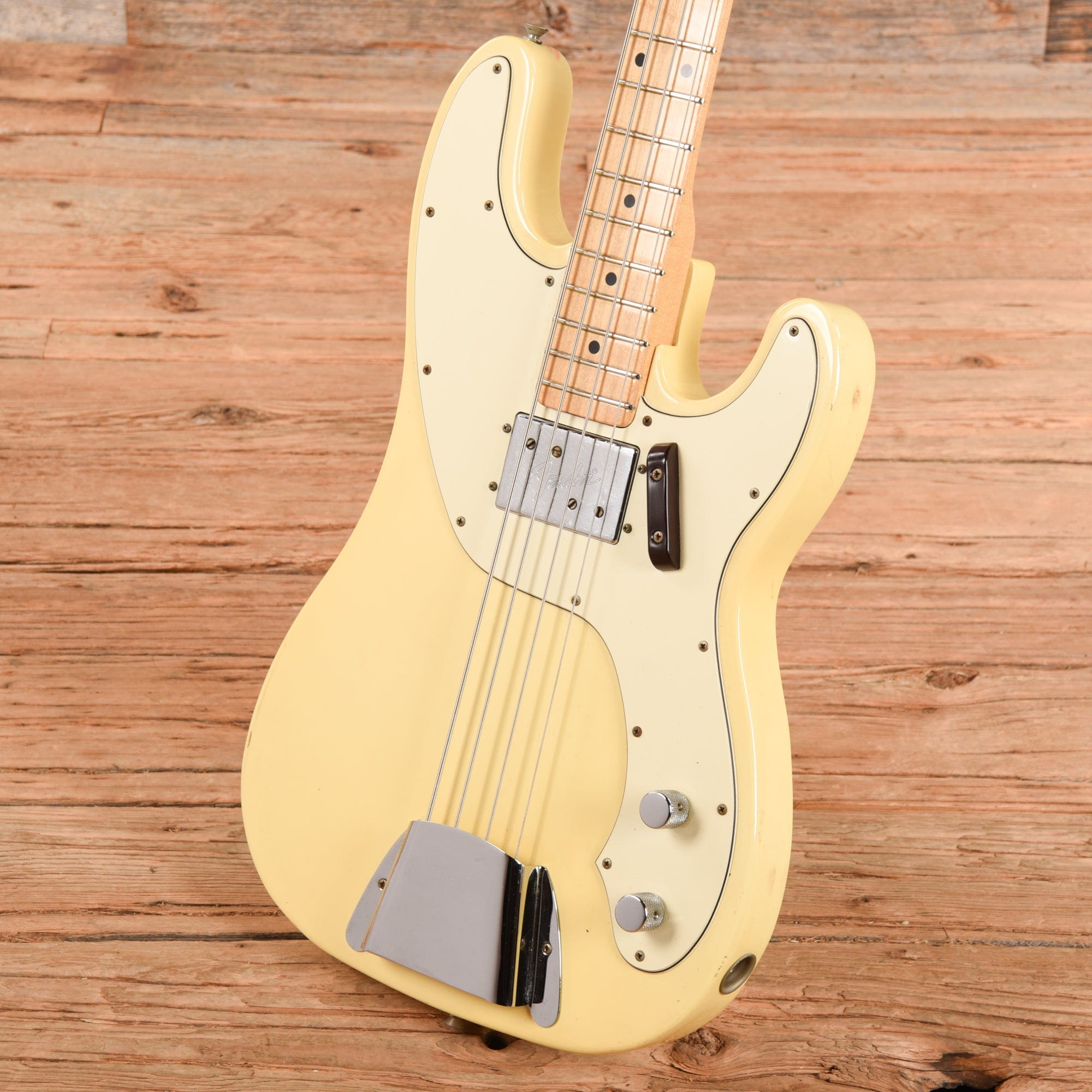 Fender Telecaster Bass Olympic White 1975 Bass Guitars / 4-String