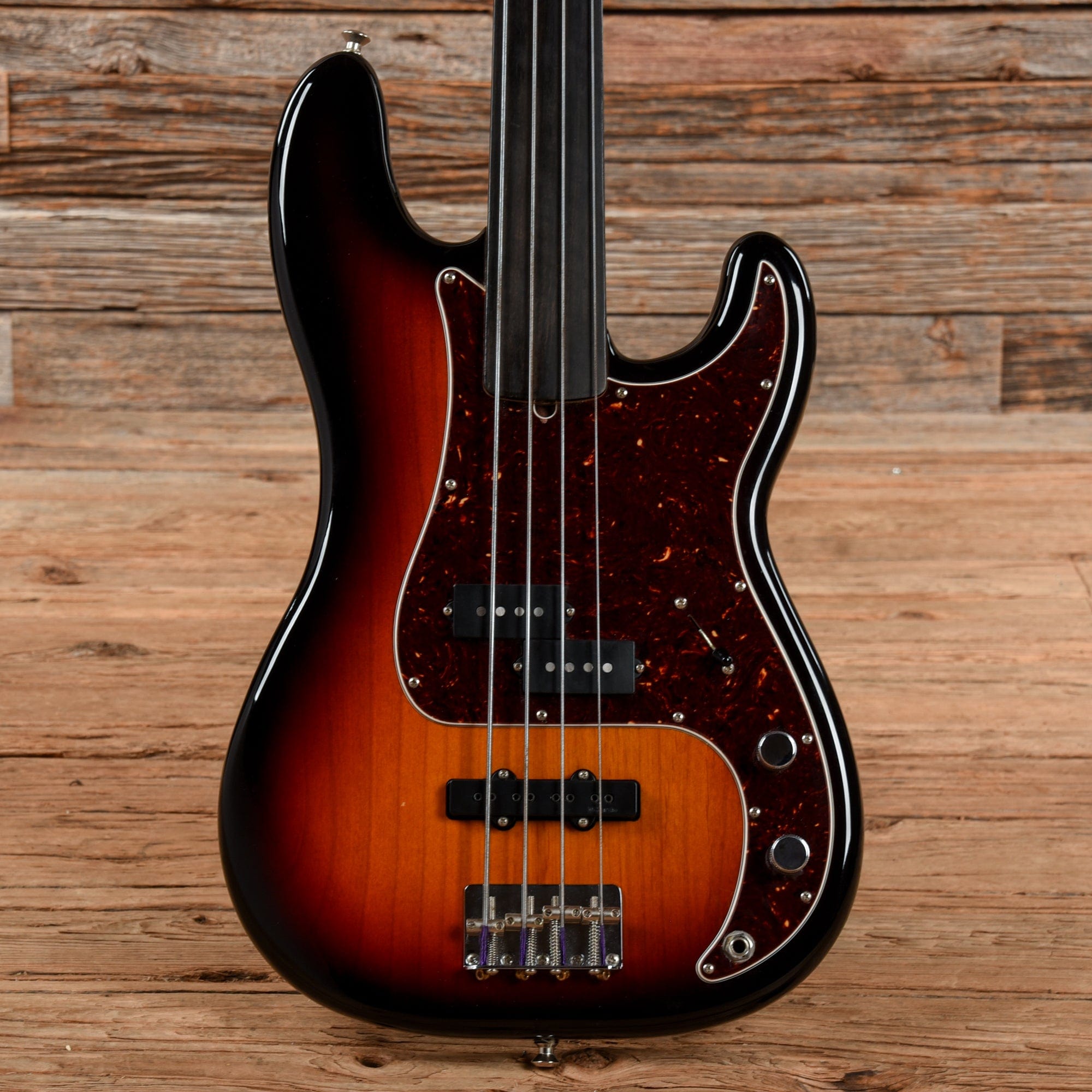 Fender Tony Franklin Fretless Precision Bass Sunburst 2018 Bass Guitars / 4-String