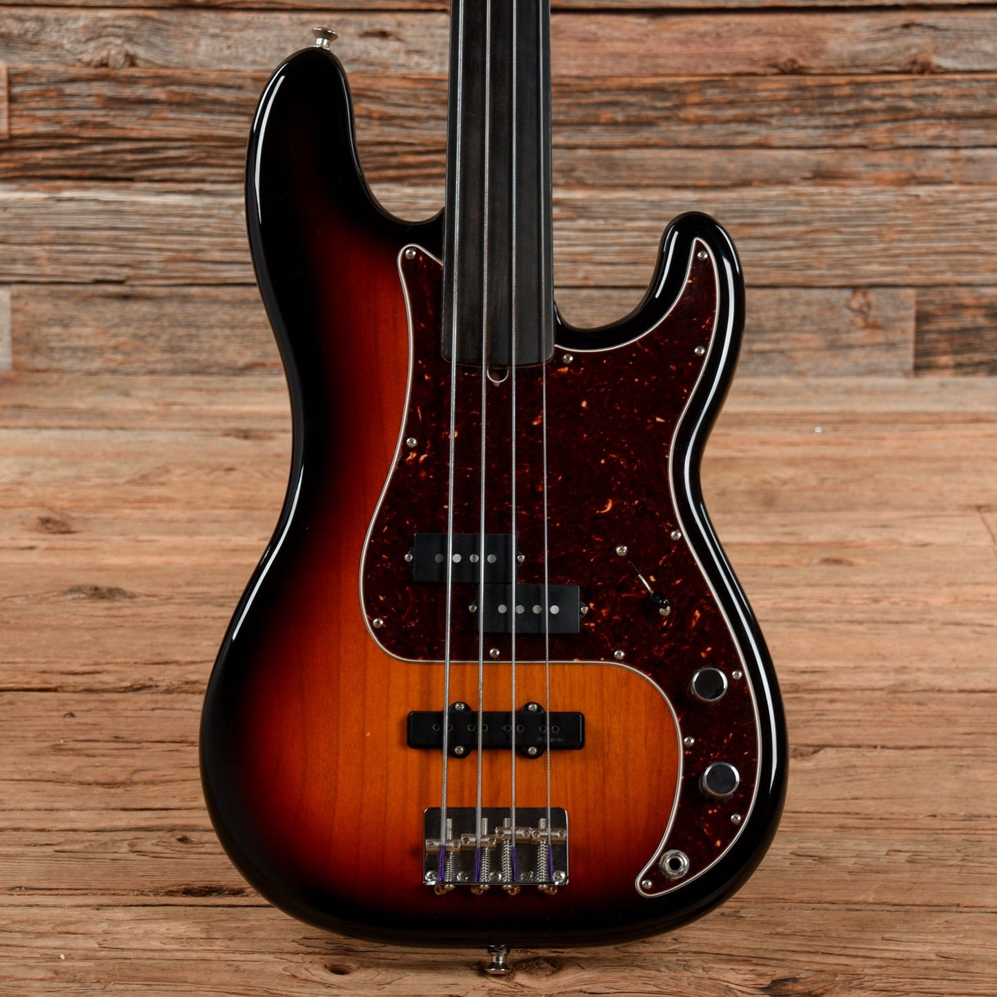 Fender Tony Franklin Fretless Precision Bass Sunburst 2018 Bass Guitars / 4-String