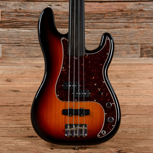Fender Tony Franklin Fretless Precision Bass Sunburst 2018 Bass Guitars / 4-String
