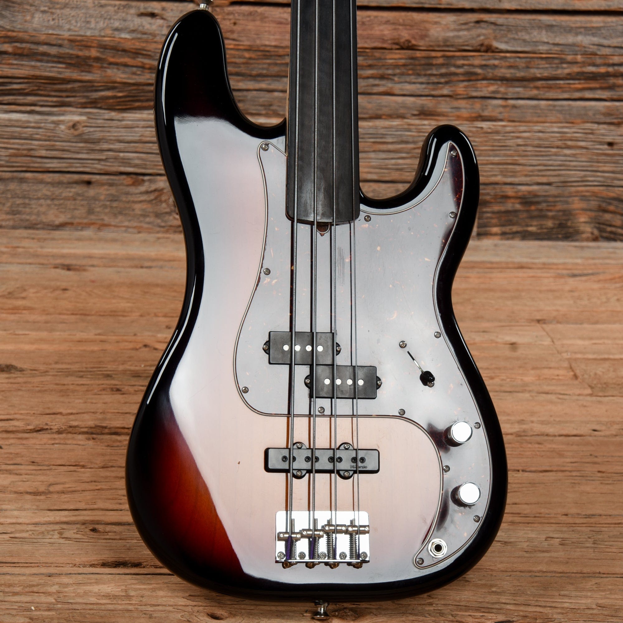 Fender Tony Franklin Fretless Precision Bass Sunburst 2018 Bass Guitars / 4-String