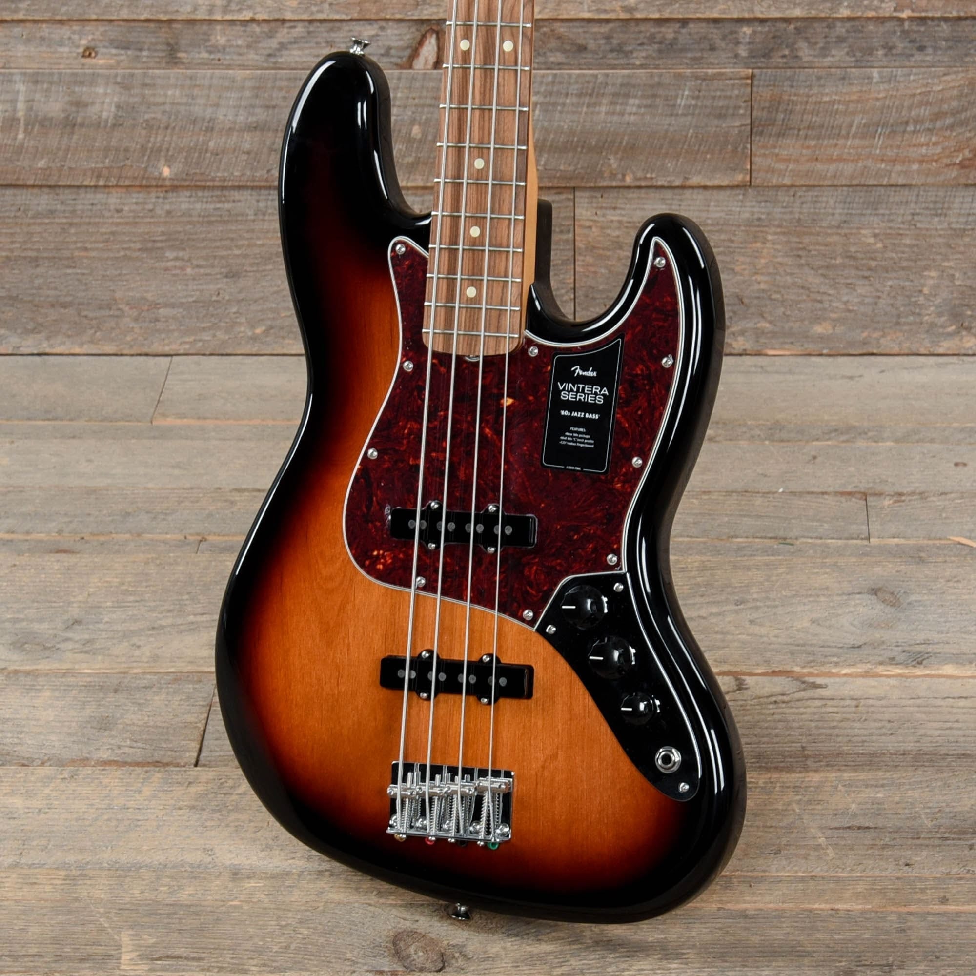 Fender Vintera '60s Jazz Bass 3-Tone Sunburst – Chicago Music Exchange