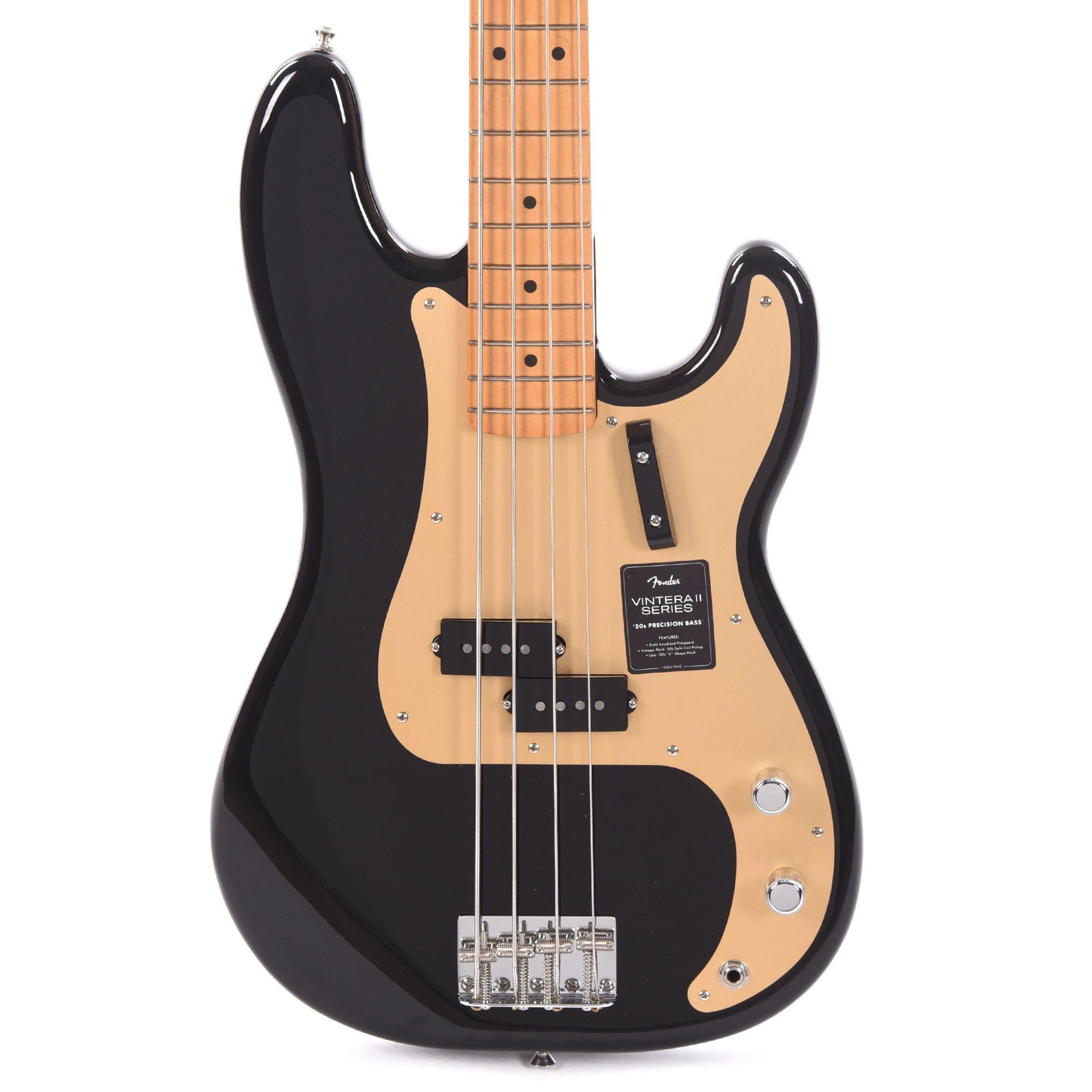 Fender Vintera II 50s Precision Bass Black Bass Guitars / 4-String