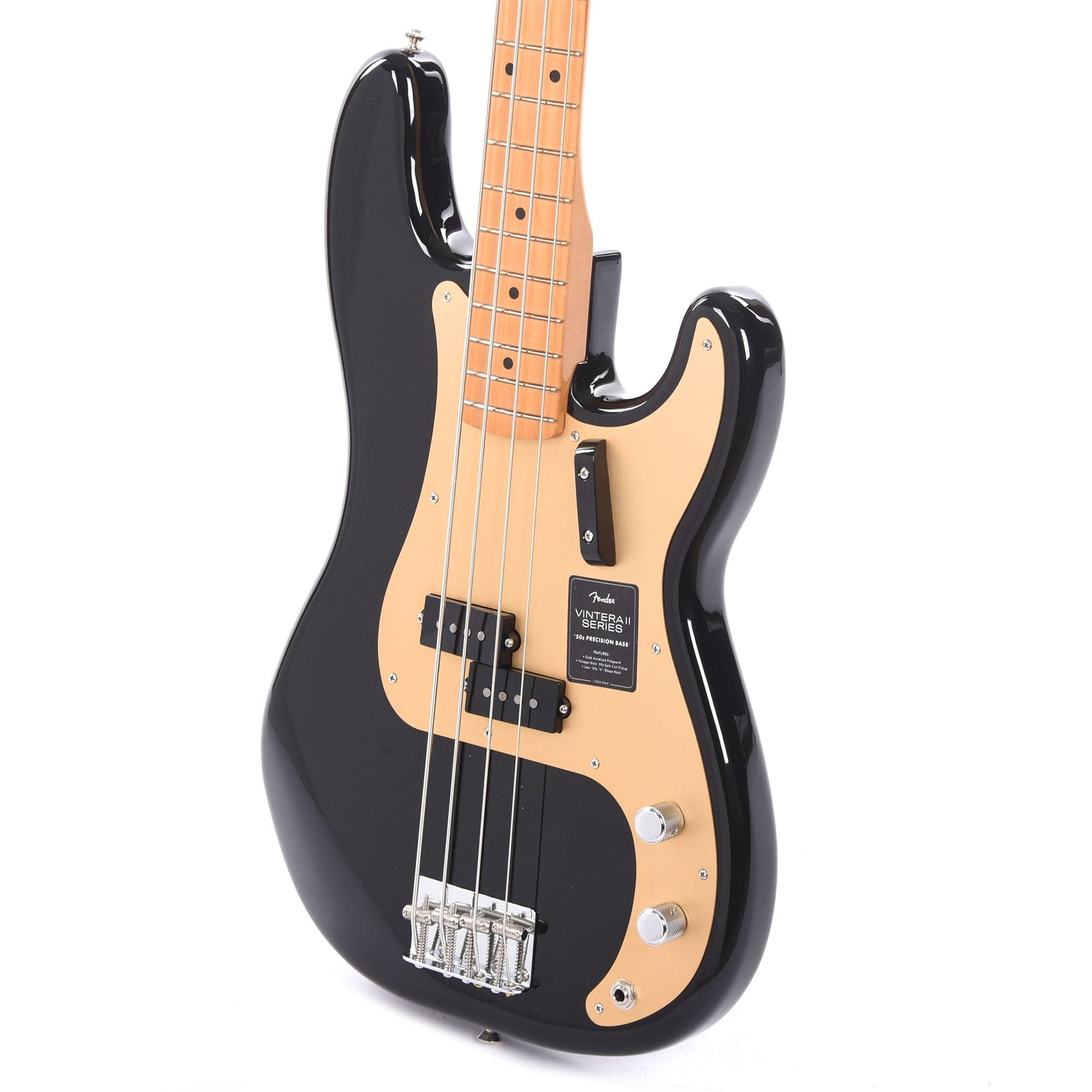 Fender Vintera II 50s Precision Bass Black Bass Guitars / 4-String