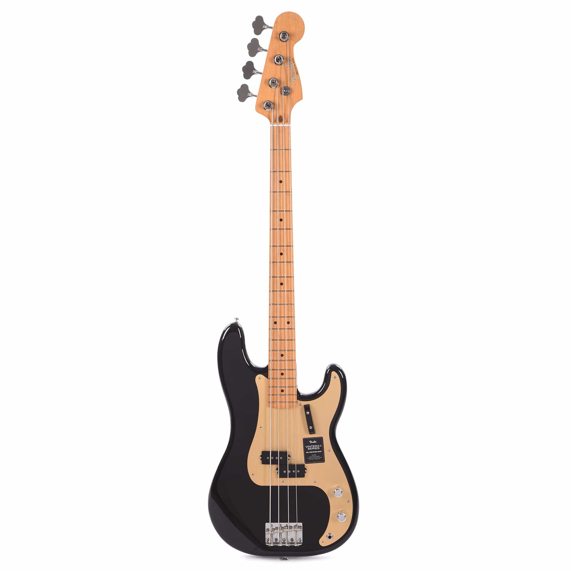 Fender Vintera II 50s Precision Bass Black Bass Guitars / 4-String