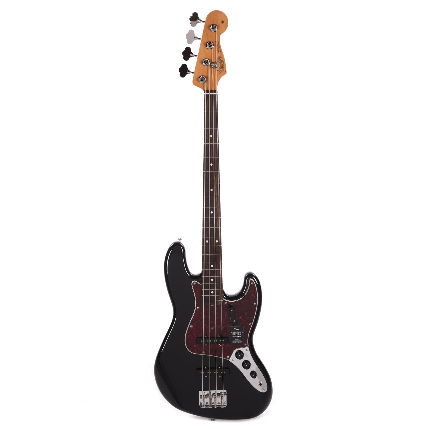 Fender Vintera II 60s Jazz Bass Black Bass Guitars / 4-String