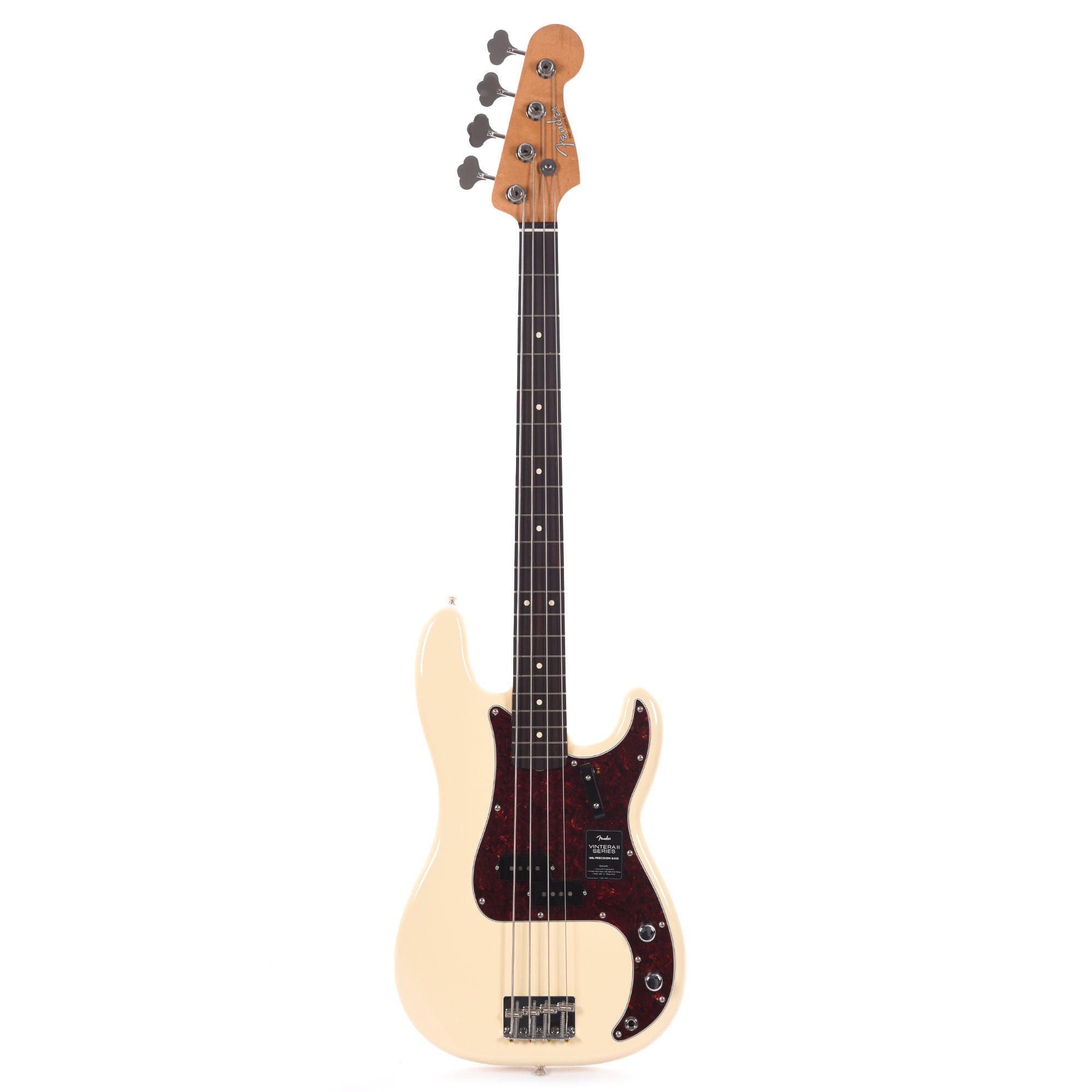 Fender Vintera II 60s Precision Bass Olympic White Bass Guitars / 4-String