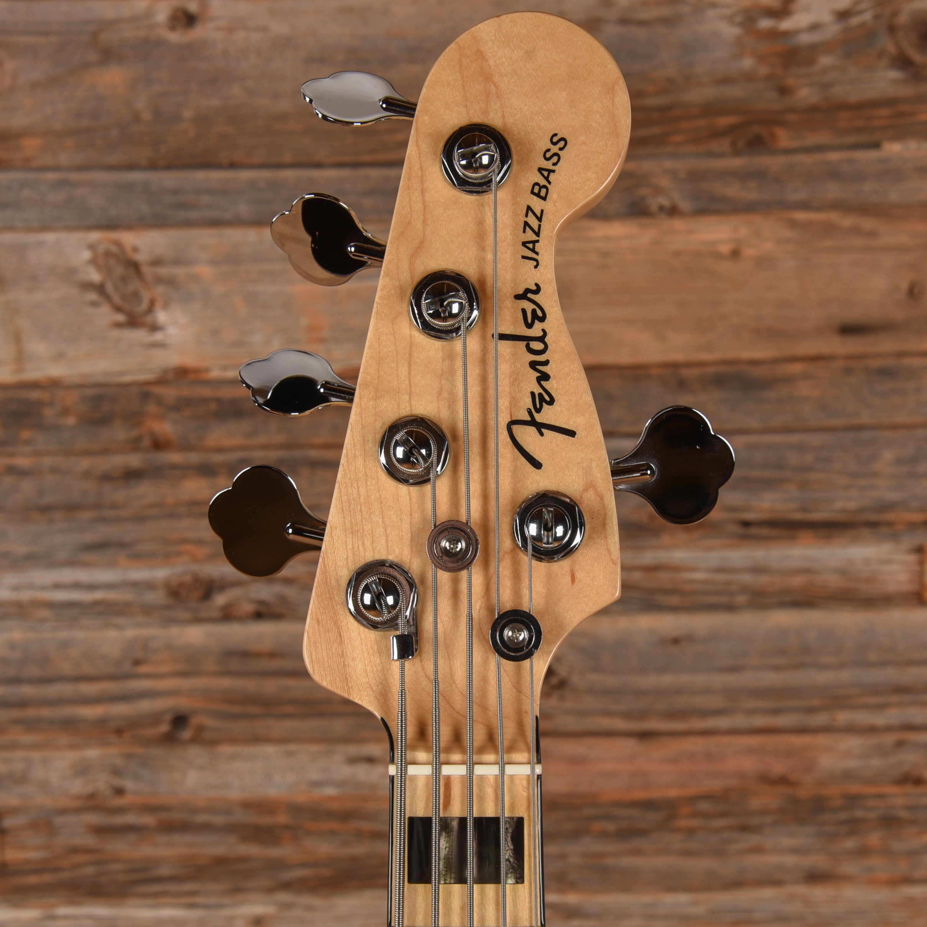 Fender American Elite Jazz Bass V Natural 2017 Bass Guitars / 5-String or More