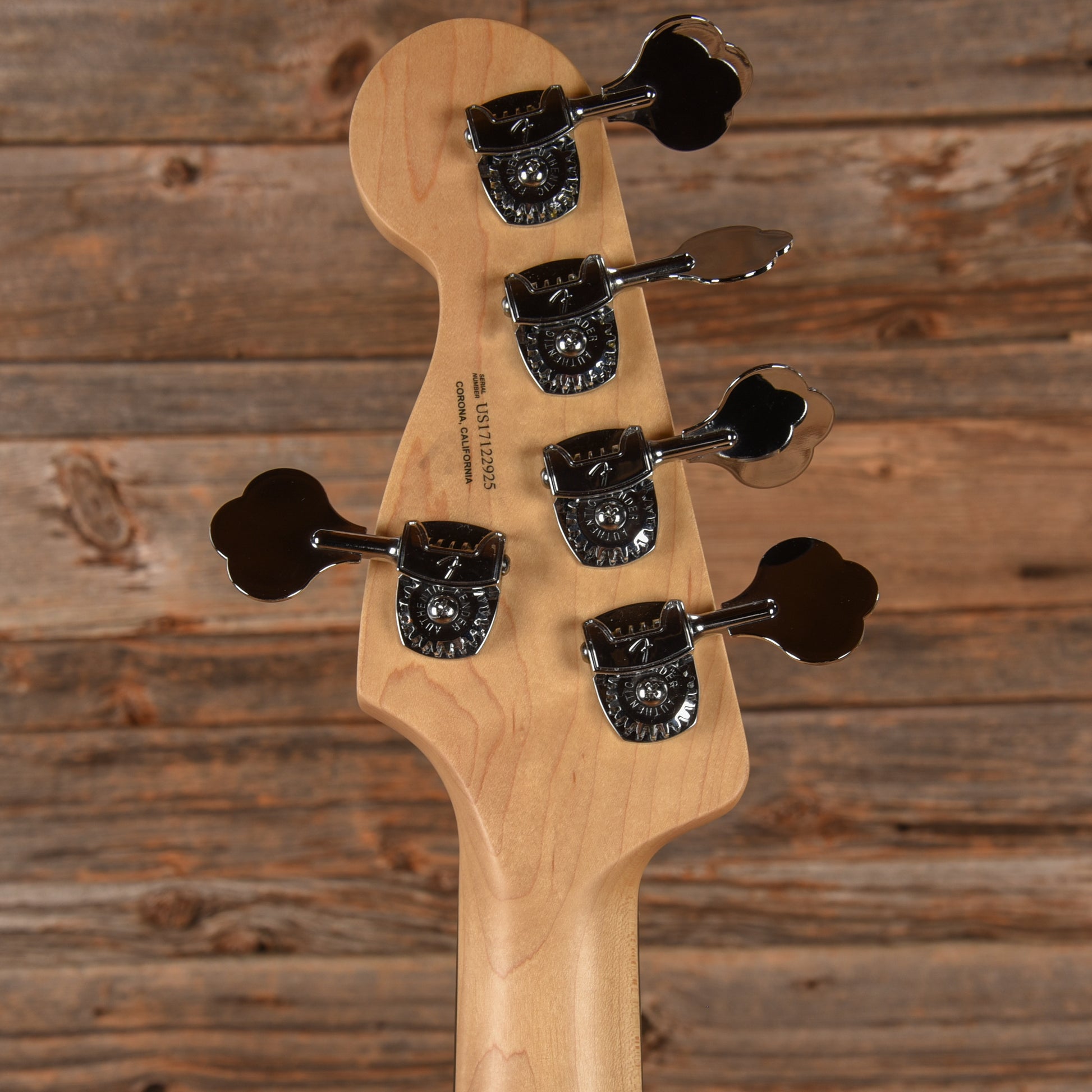 Fender American Elite Jazz Bass V Natural 2017 Bass Guitars / 5-String or More