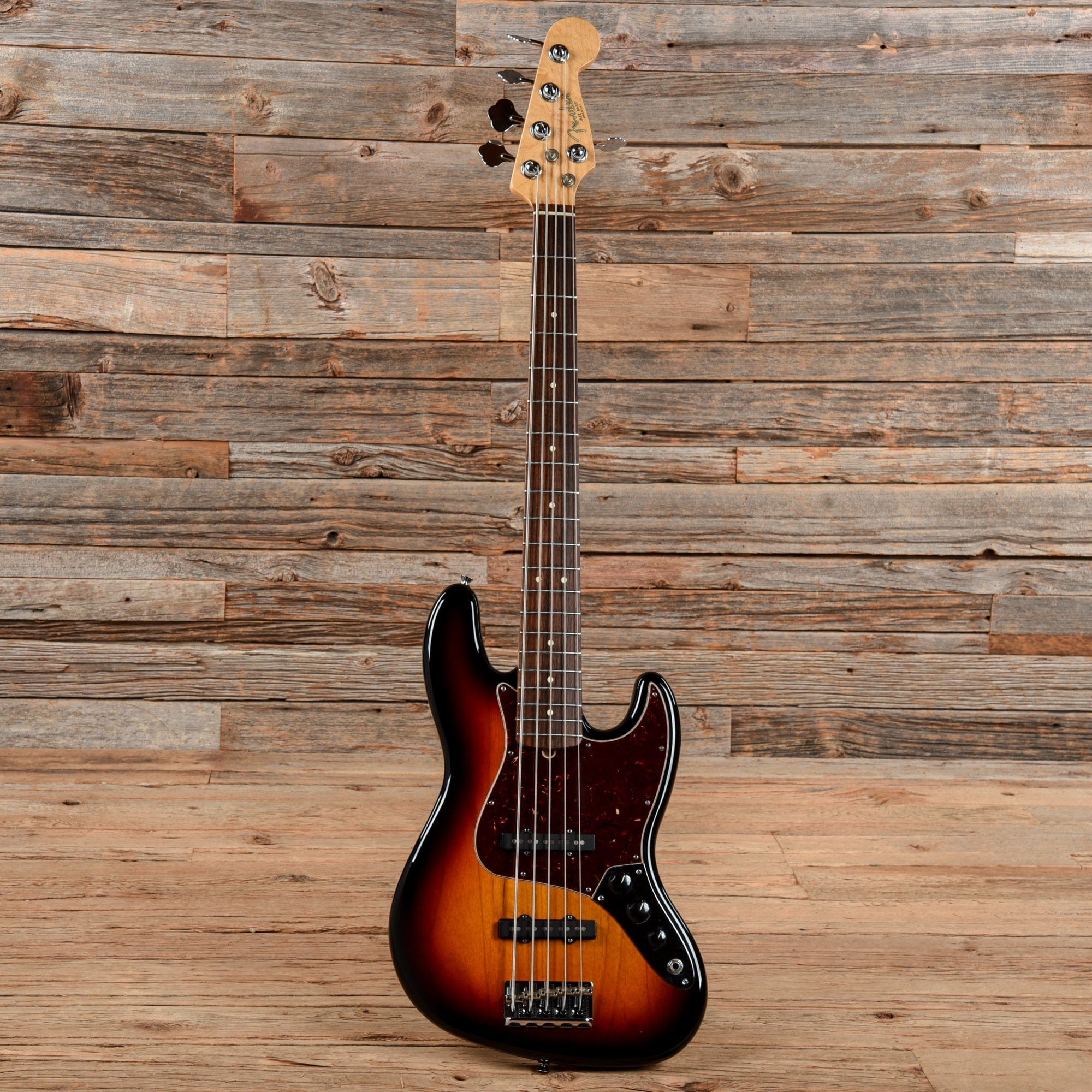 Fender American Standard Jazz Bass V Sunburst 2011 Bass Guitars / 5-String or More