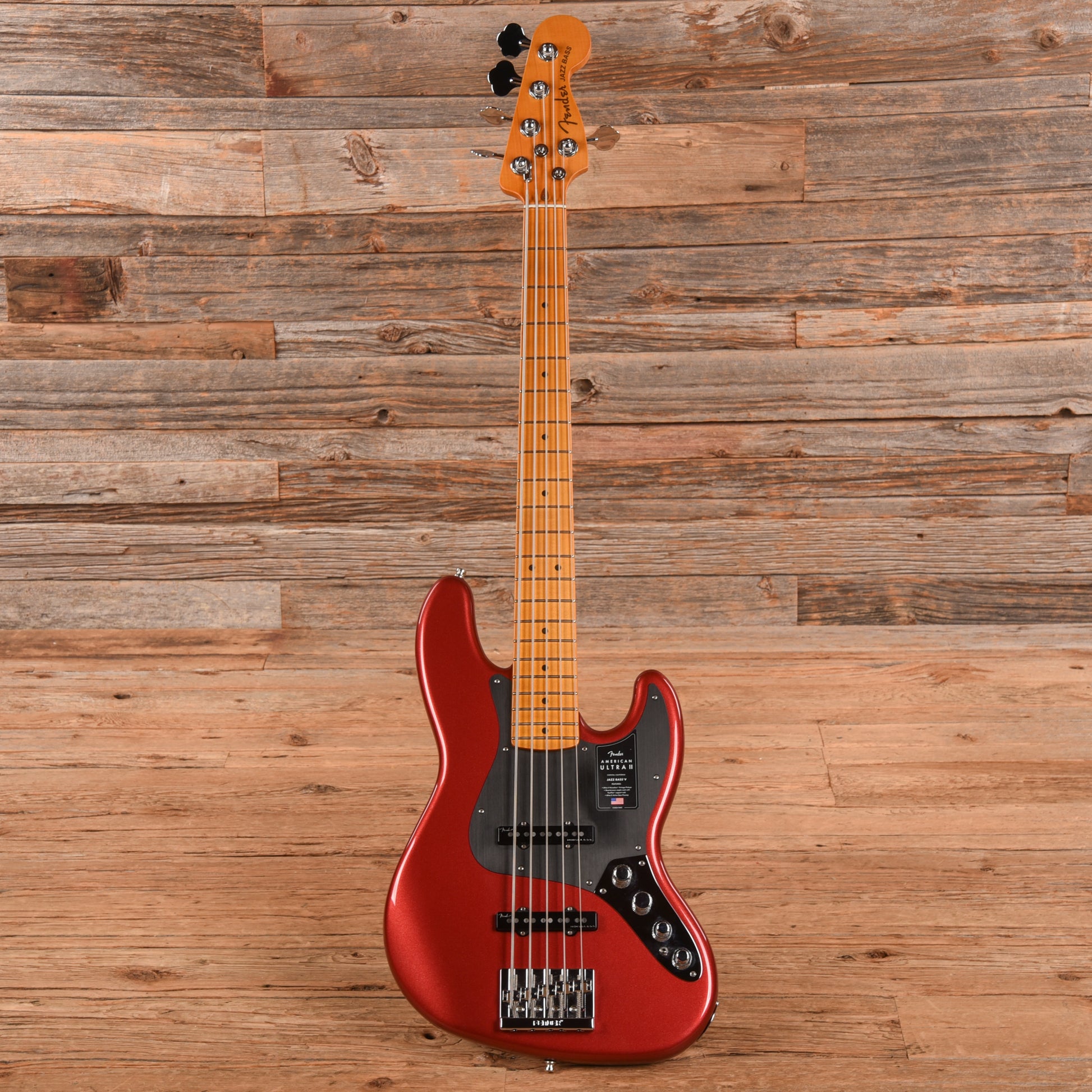 Fender American Ultra II Jazz Bass V Sinister Red 2024 Bass Guitars / 5-String or More