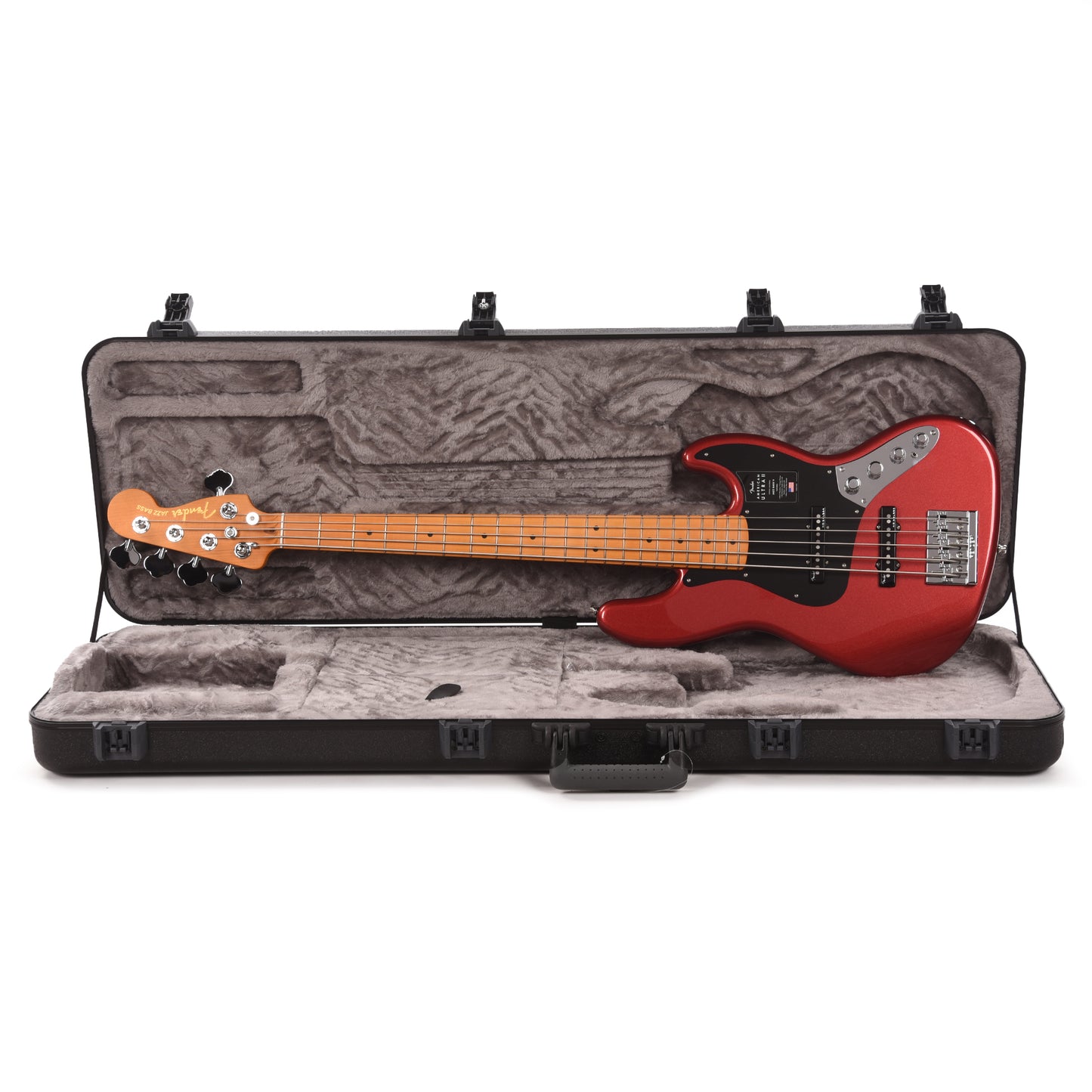 Fender American Ultra II Jazz Bass V Sinister Red Bass Guitars / 5-String or More