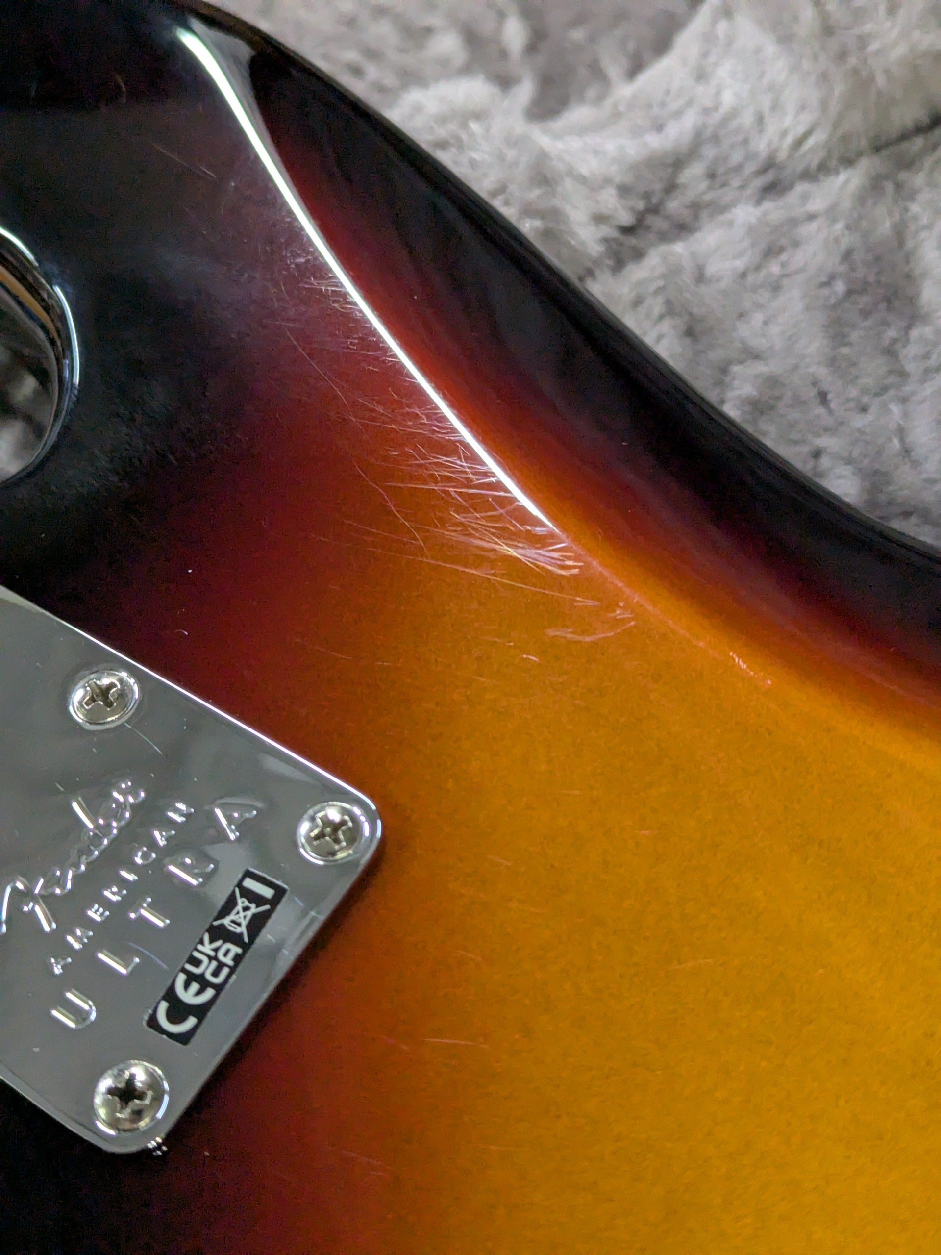 Fender American Ultra Jazz Bass V Ultraburst Bass Guitars / 5-String or More