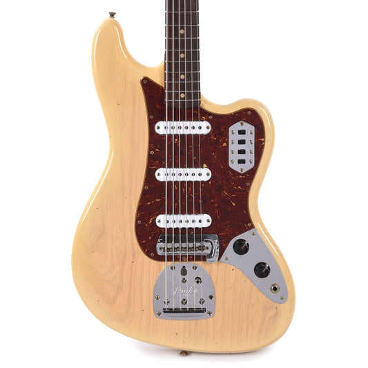 Fender Custom Shop 1962 Bass VI Ash Journeyman Relic Aged Natural Blonde Bass Guitars / 5-String or More
