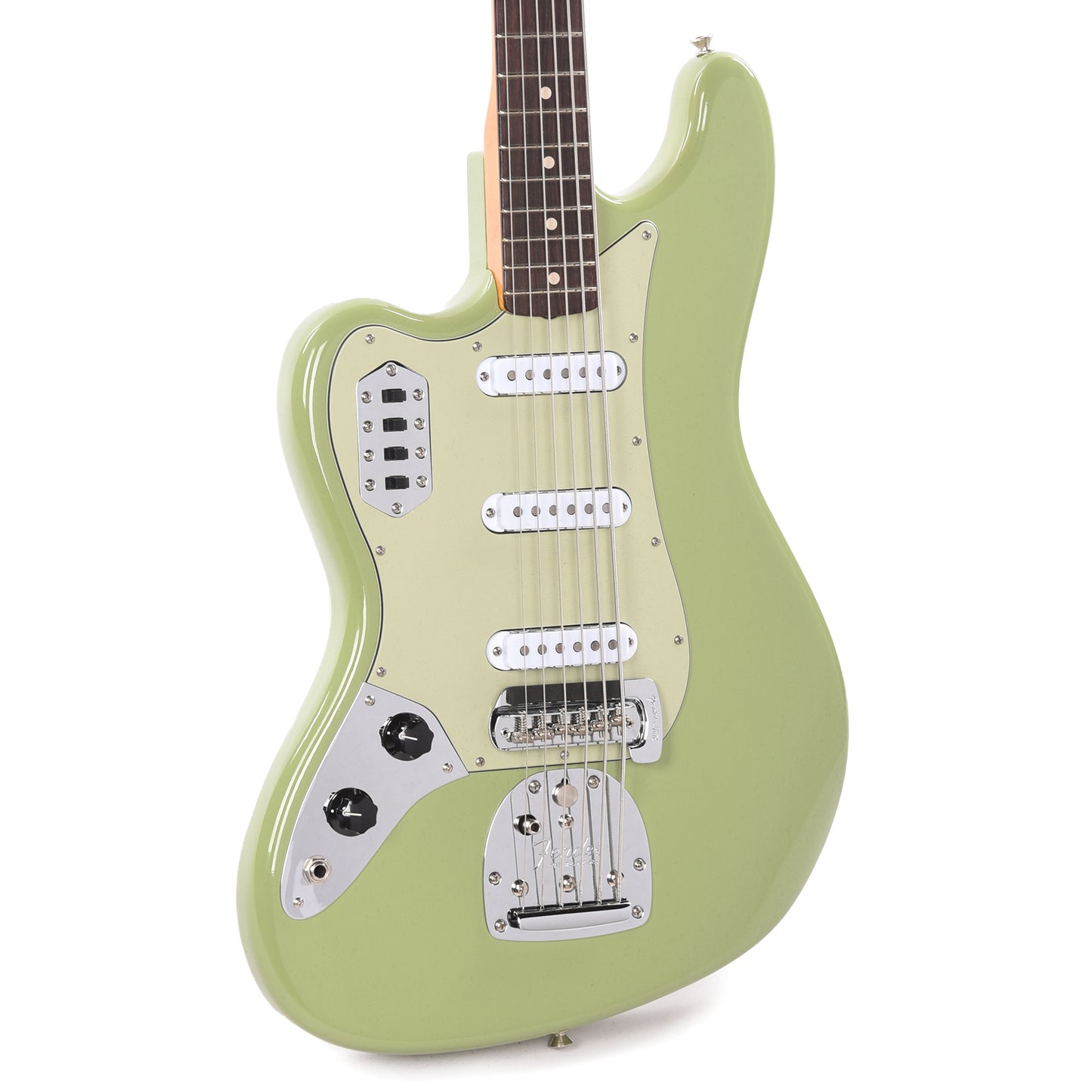 Fender Custom Shop 1962 Bass VI Deluxe Classic Classic Faded Sweet Pea Green LEFTY Bass Guitars / 5-String or More